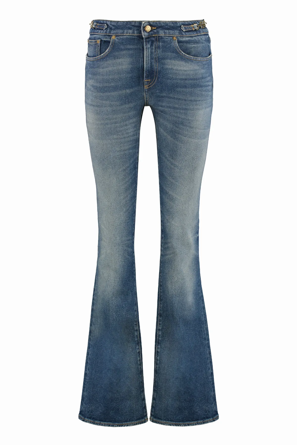 Vintage Wash Bootcut Jeans by Golden Goose