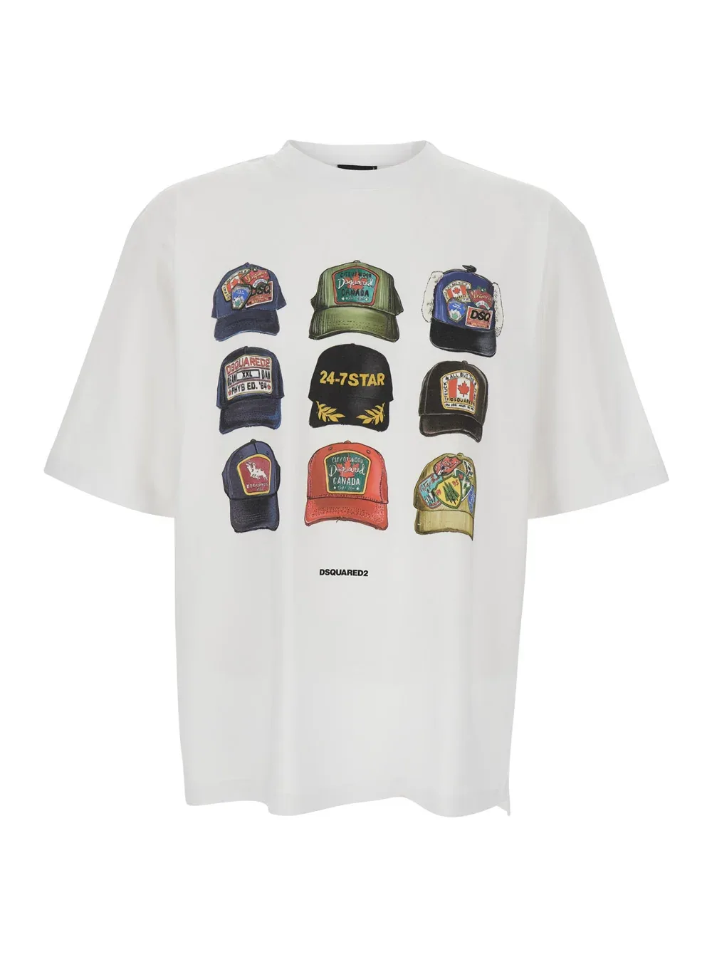 Graphic-Print Cotton T-Shirt by Dsquared2