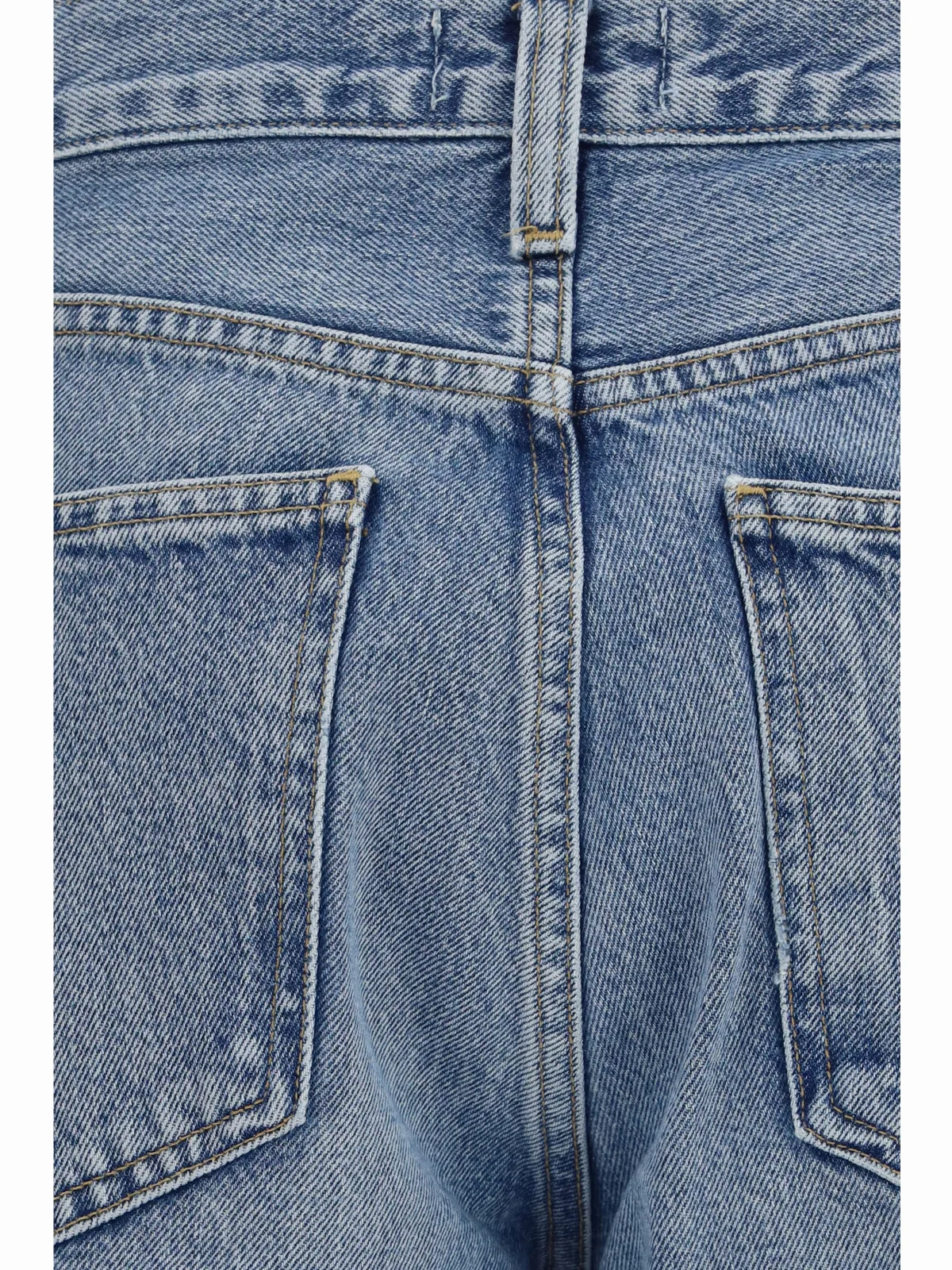 Wide-Leg Creased Jeans by Agolde