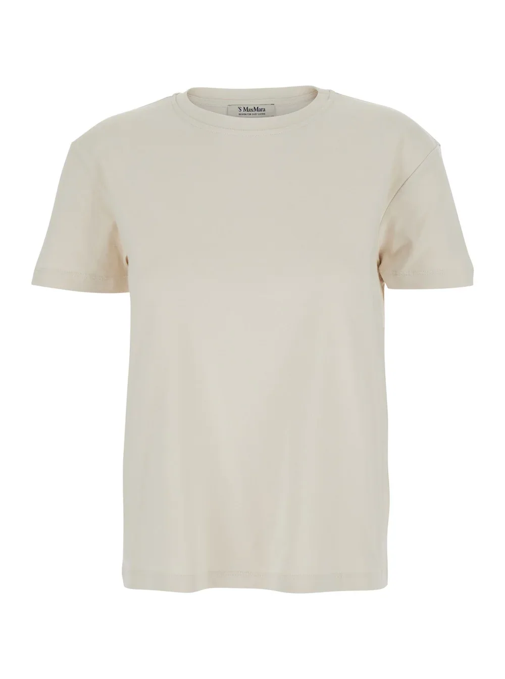 Crew Neck Cotton T-Shirt by 'S Max Mara