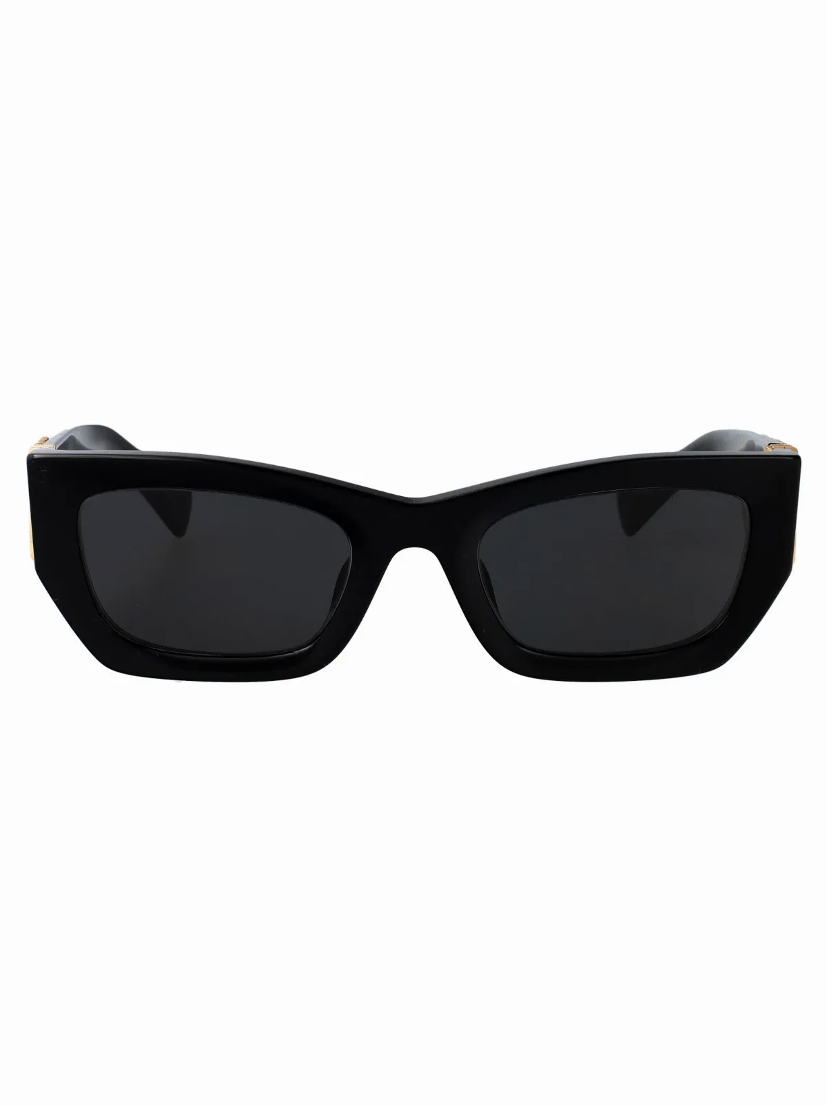 0MU Black Acetate Sunglasses by Miu Miu