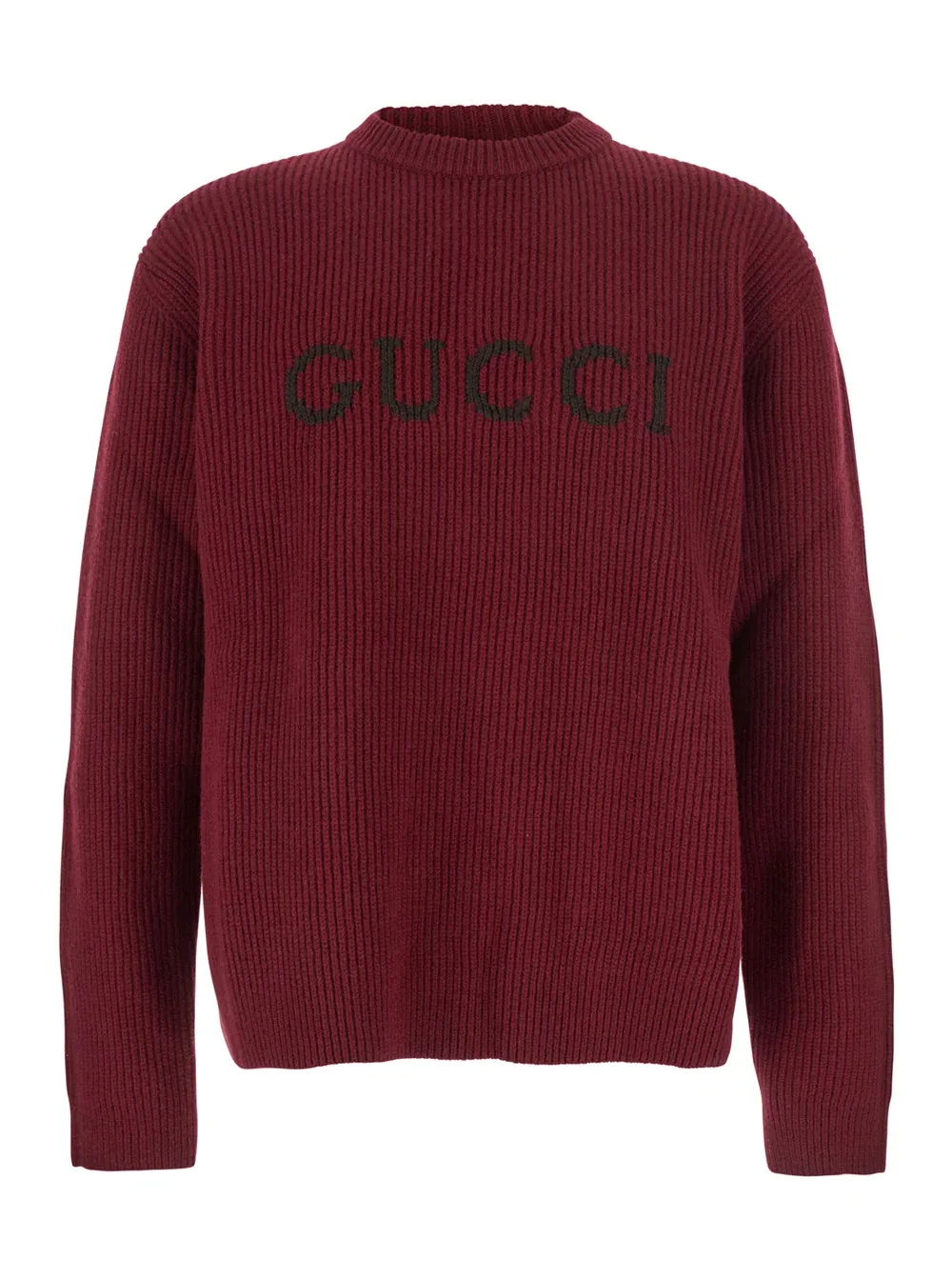 Logo-Embroidered Wool Sweater by Gucci