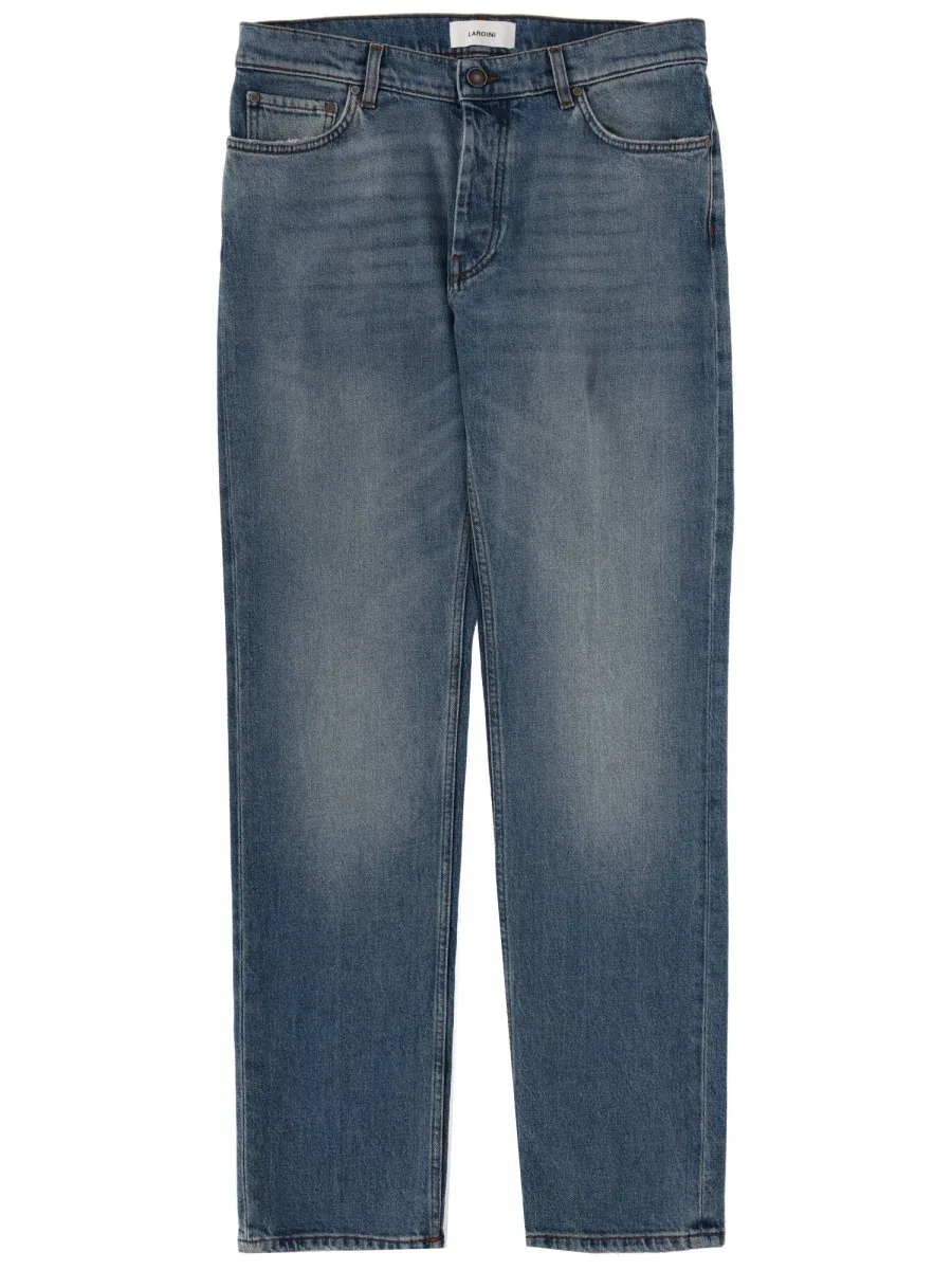 Comfort Fit Cotton Jeans by Lardini