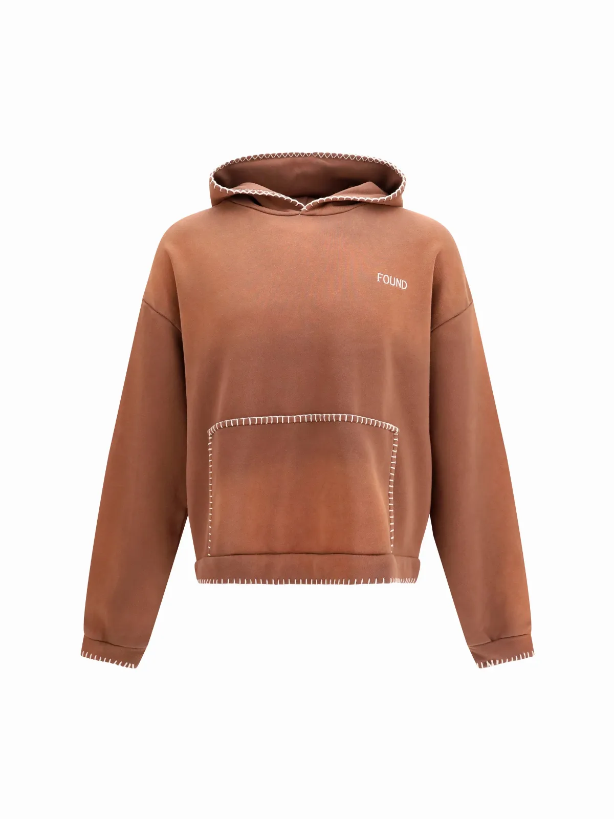 Stitched-Detail Hoodie Sweatshirt by Found