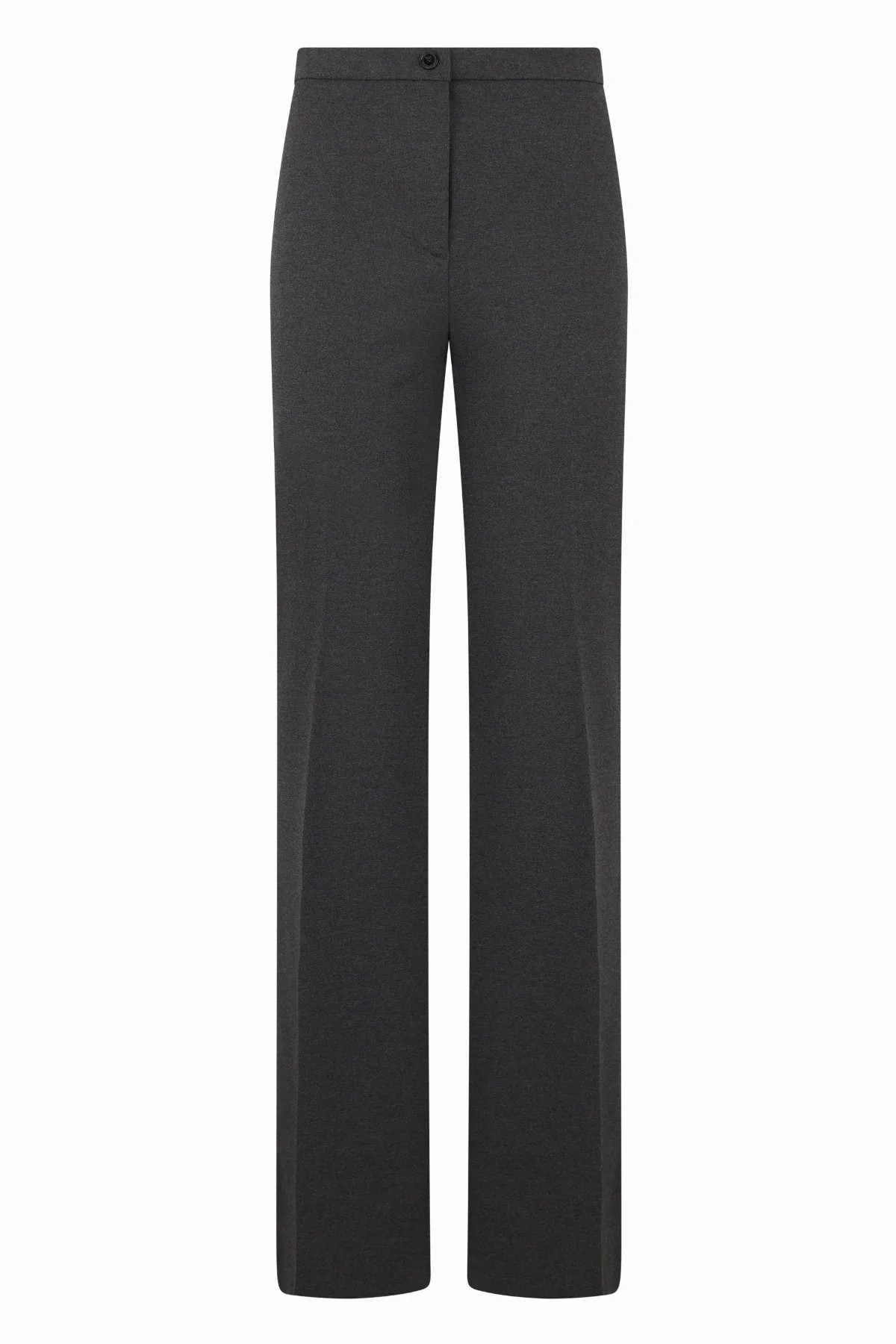Pressed-Crease Viscose Trousers by pinko