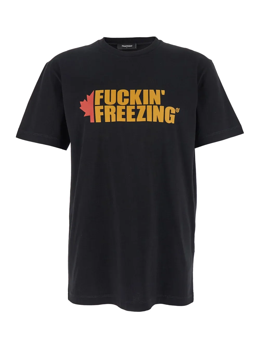 Logo-Print Cotton T-Shirt by Dsquared2