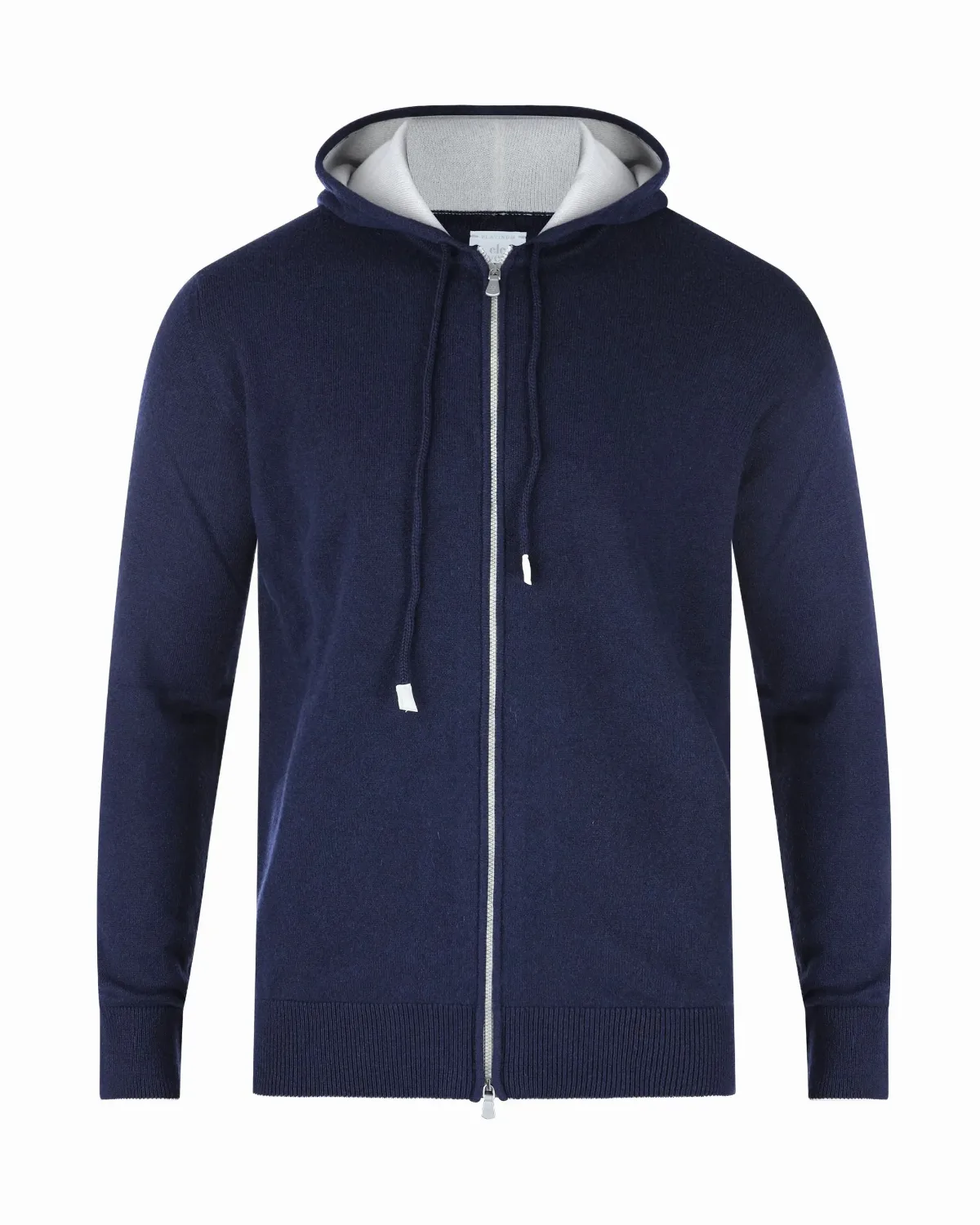 Cashmere Zip Hooded Sweater by Eleventy