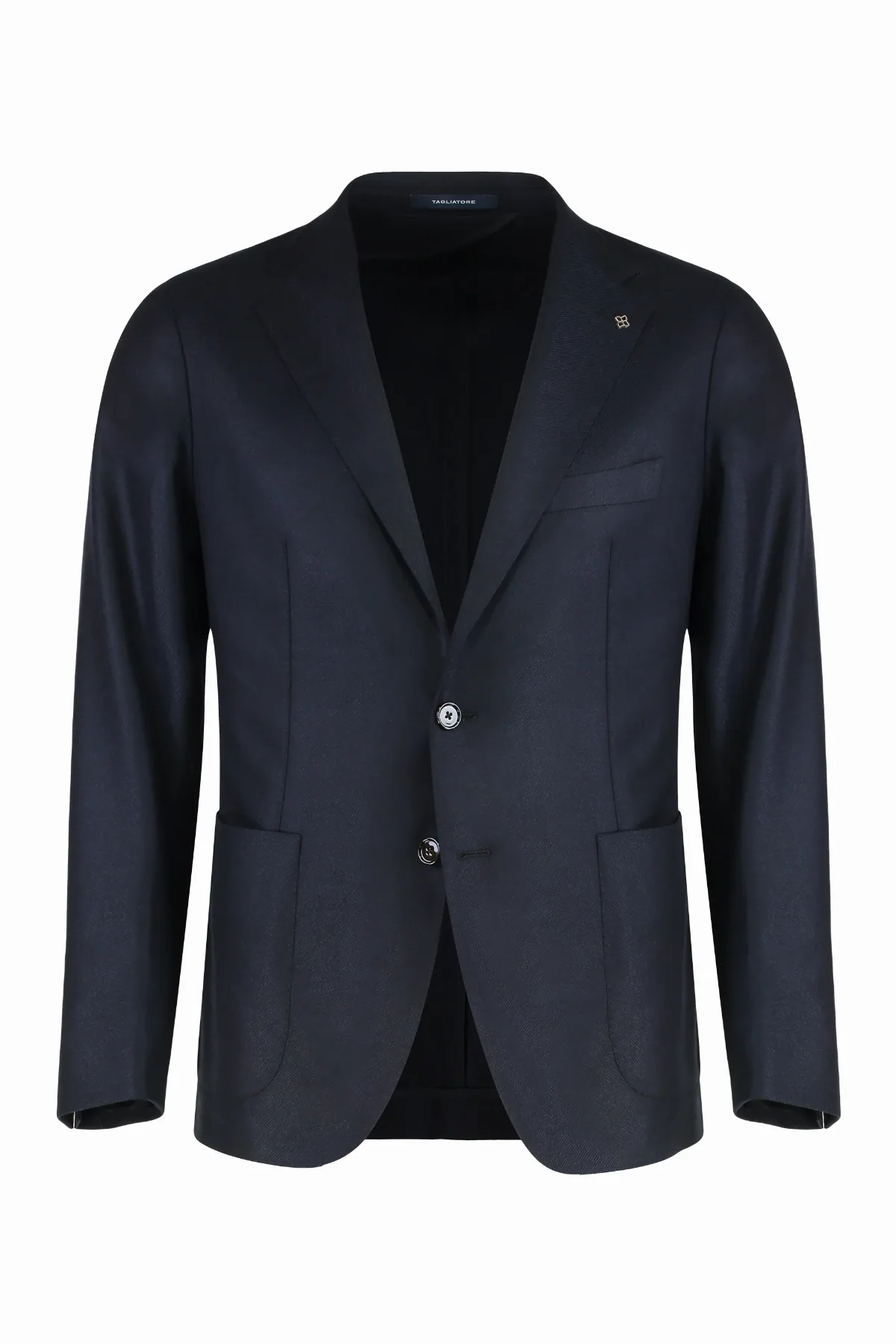 Virgin Wool Single-Breasted Blazer