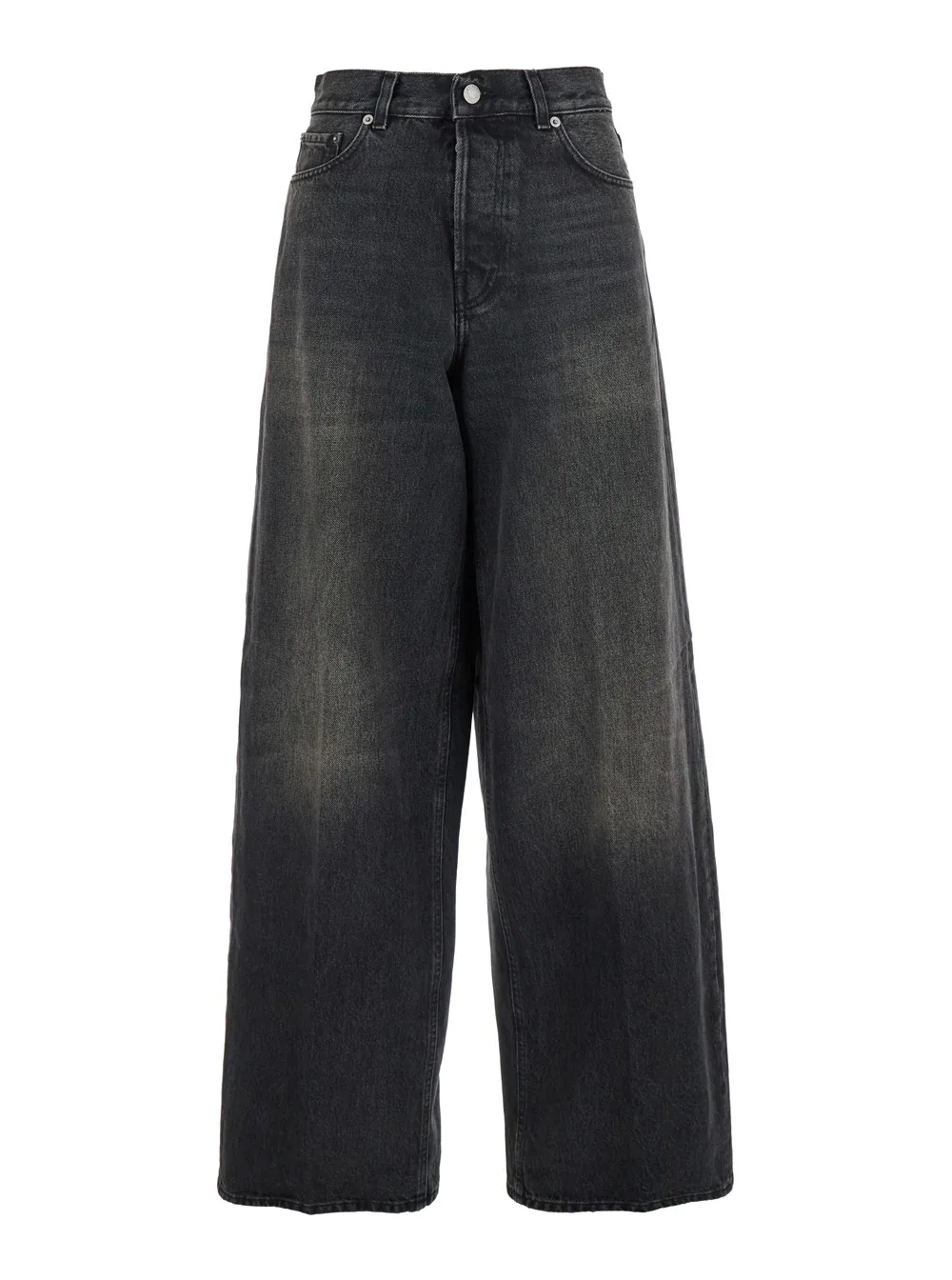Wide-Leg Cotton Jeans