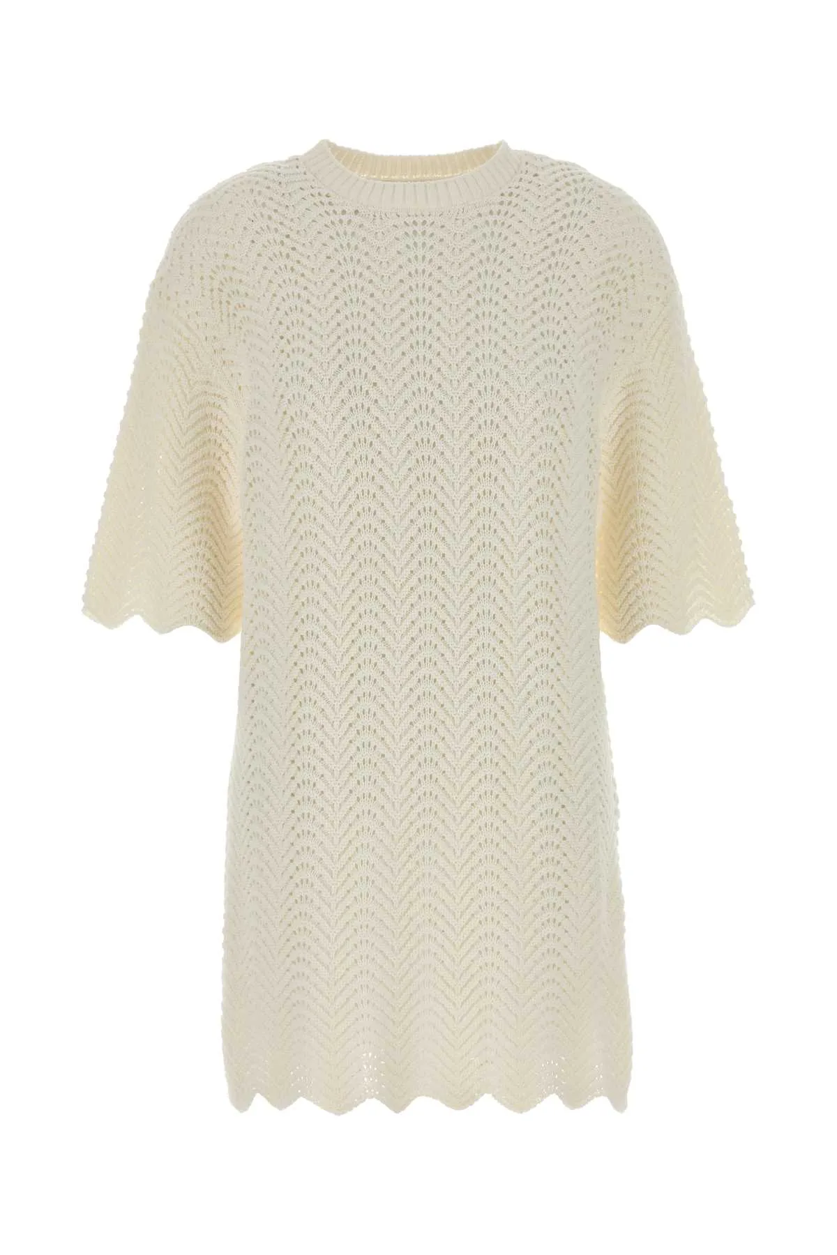 Ivory Crochet Wafa Dress