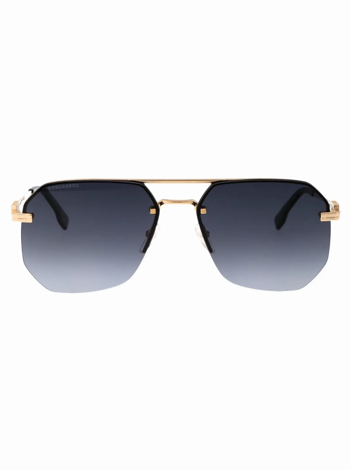 Gradient-Tinted Metal Sunglasses by Dsquared2