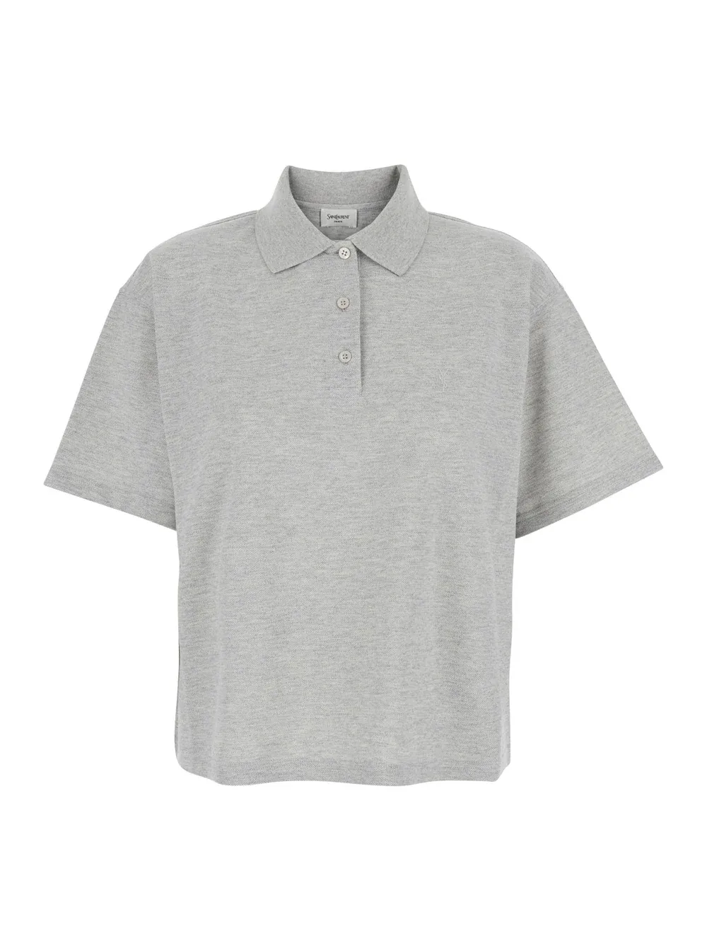 Oversized Cotton Polo by Saint Laurent