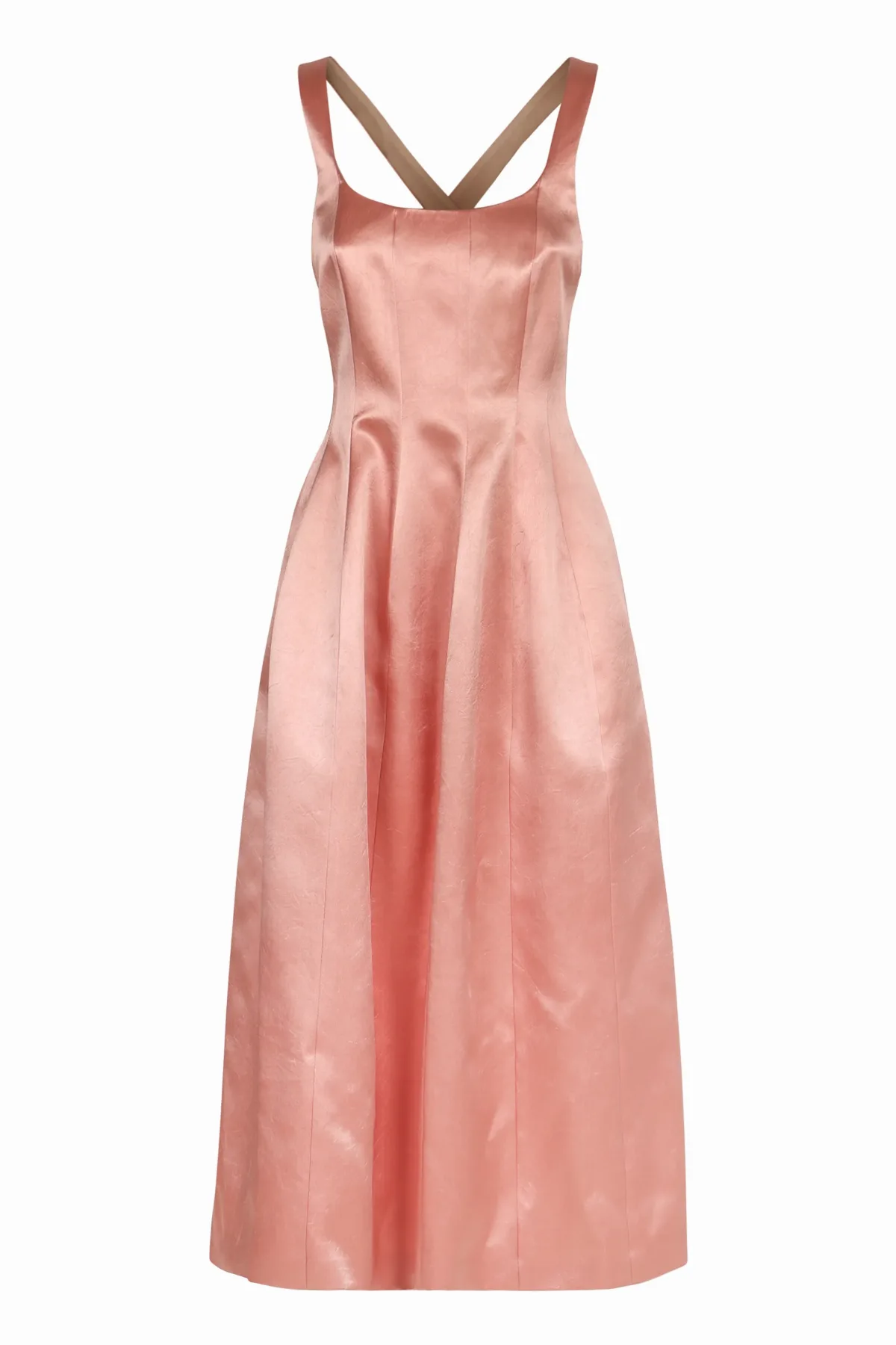 Criss-Cross Back Acetate Dress by Philosophy Di Lorenzo Serafini