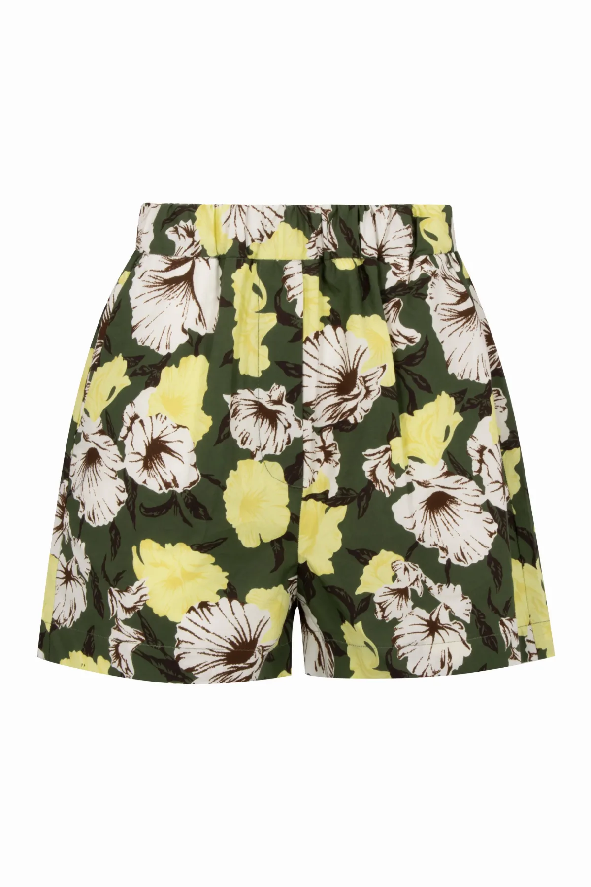 Floral Cotton Bermuda Shorts by MSGM