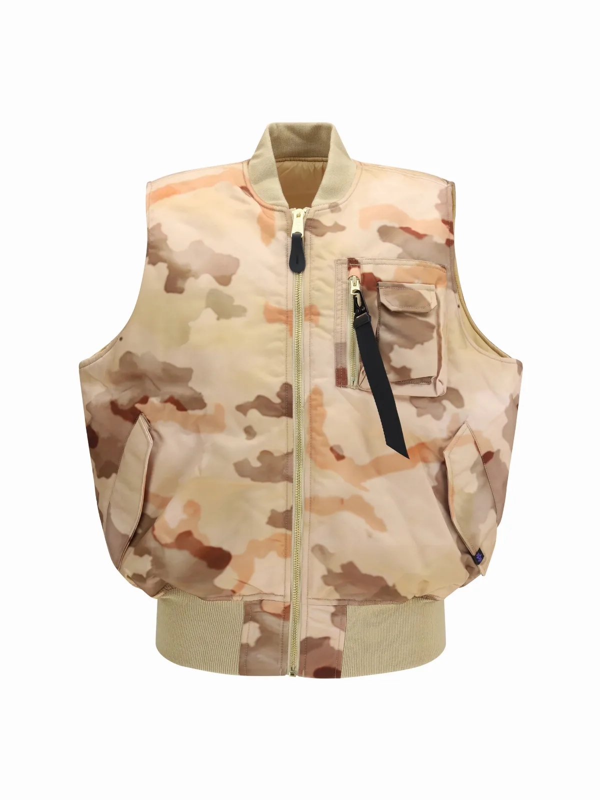 Reversible Desert Camouflage Nylon Vest by alpha industries