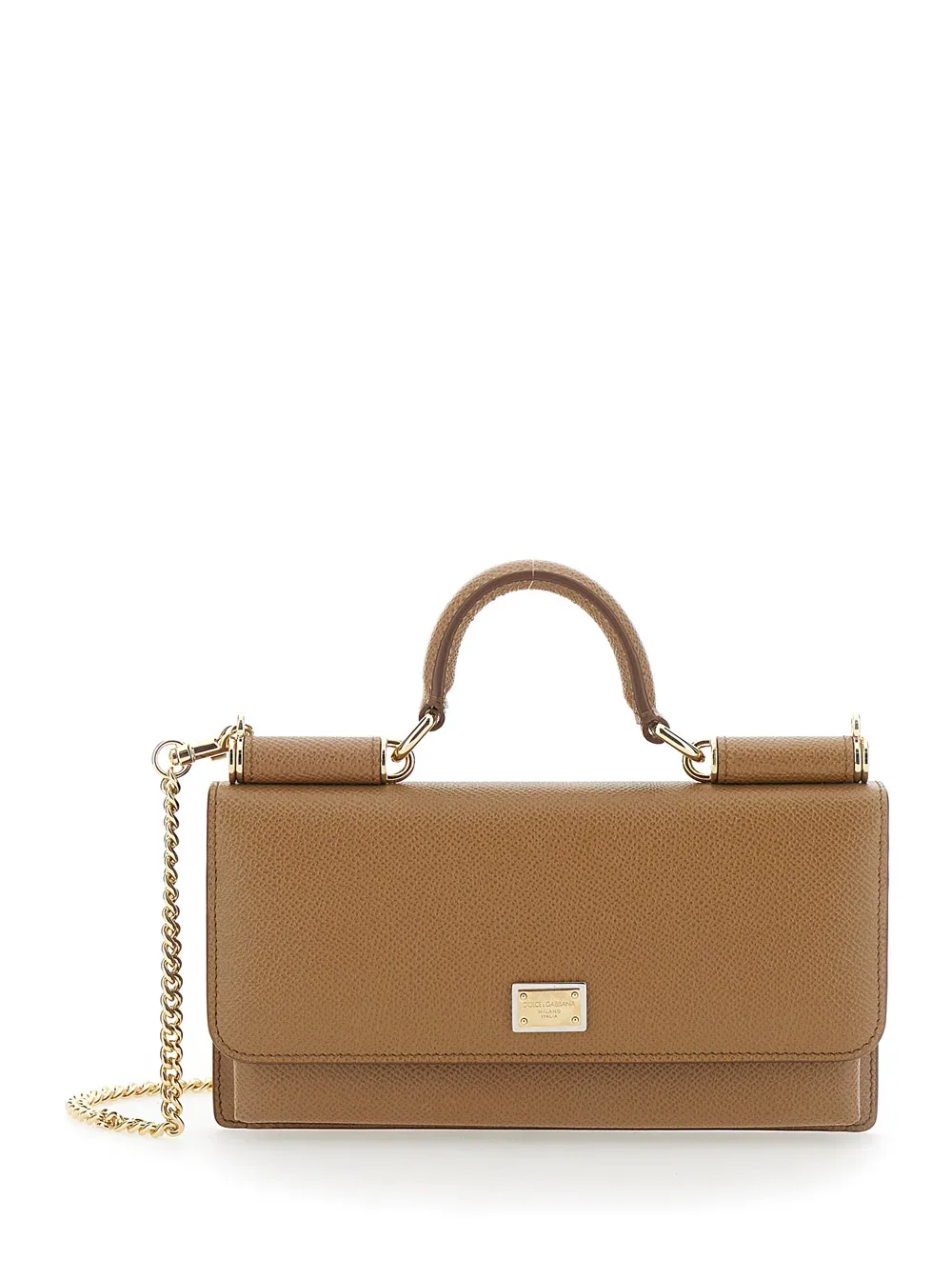Saffiano Leather Top Handle Bag by Dolce & Gabbana