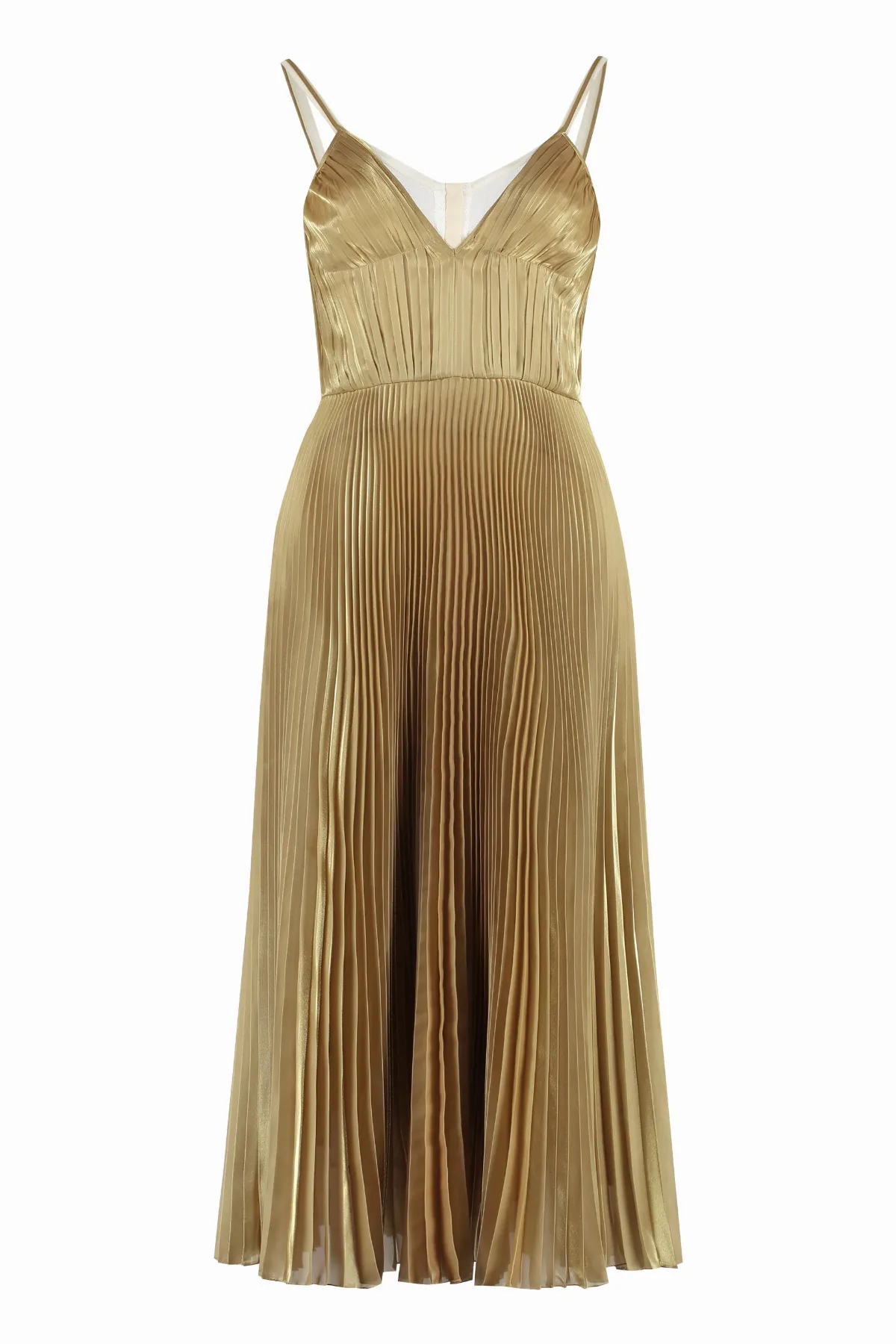 Pleated Midi Dress by Prada