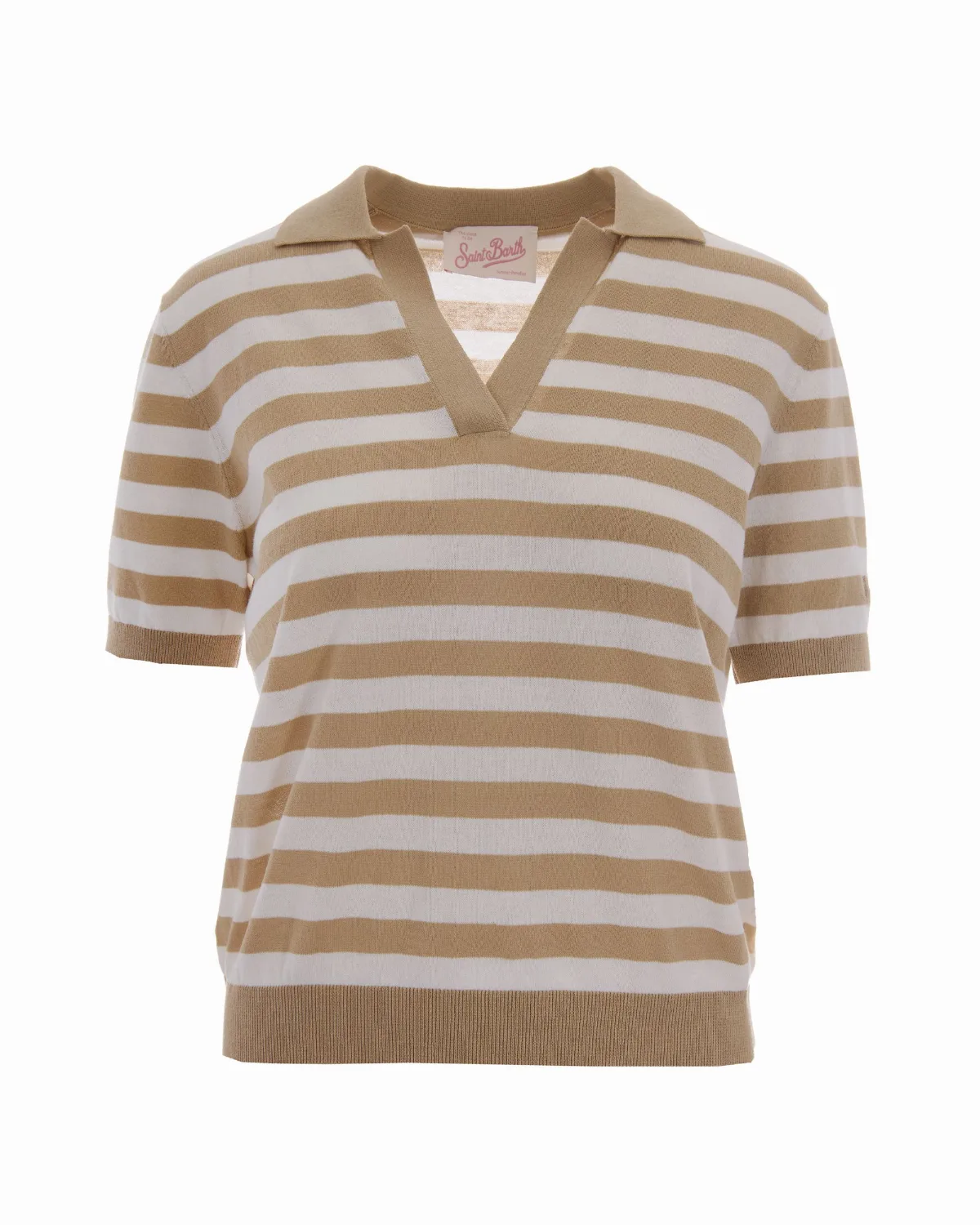 Striped Cotton Polo by Mc2 Saint Barth