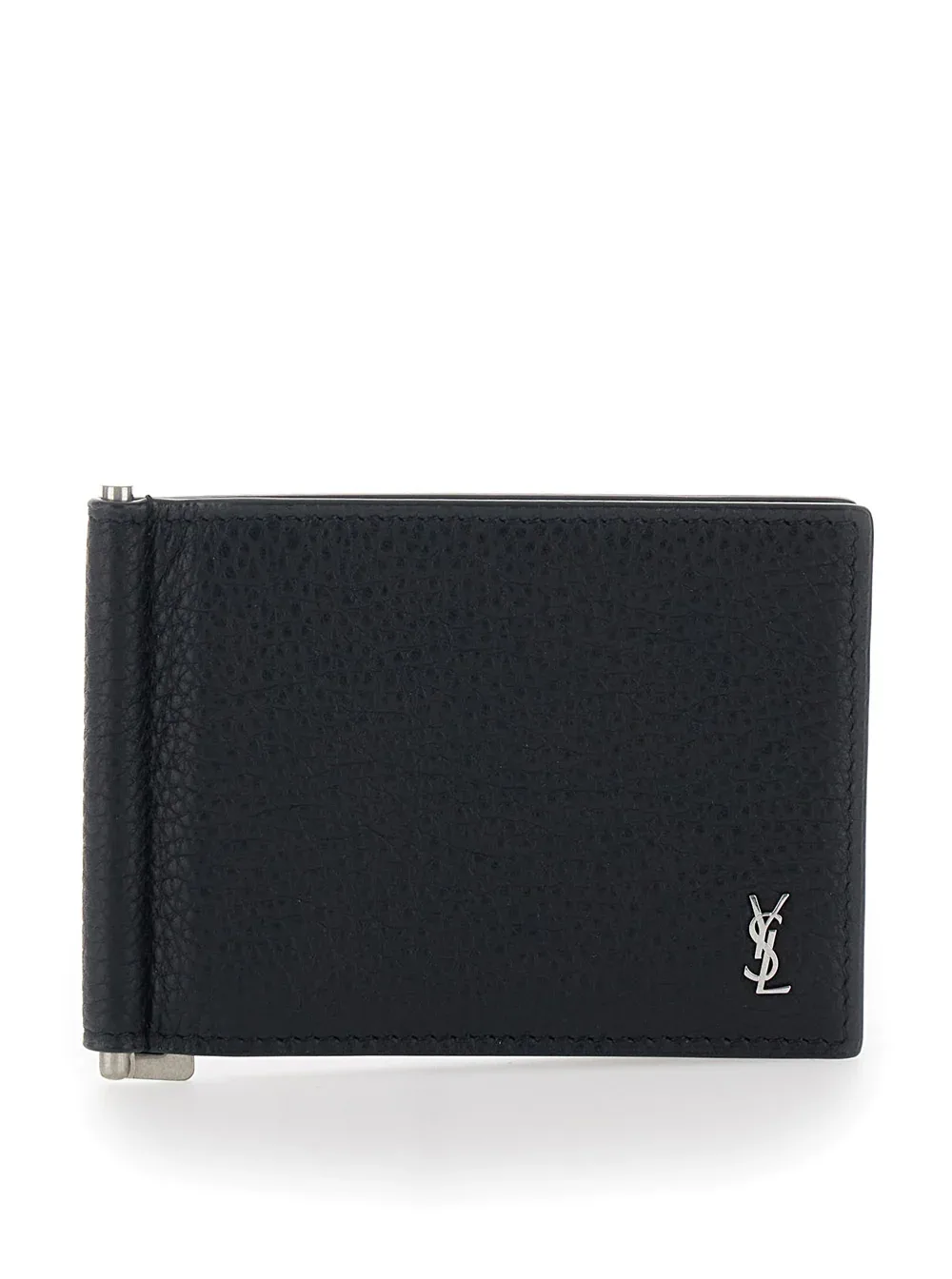 Matte Calfskin Leather Wallet by Saint Laurent