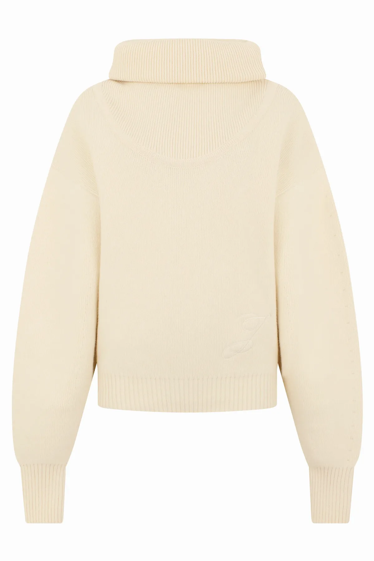 Wool-Cashmere High-Neck Sweater by Jacquemus