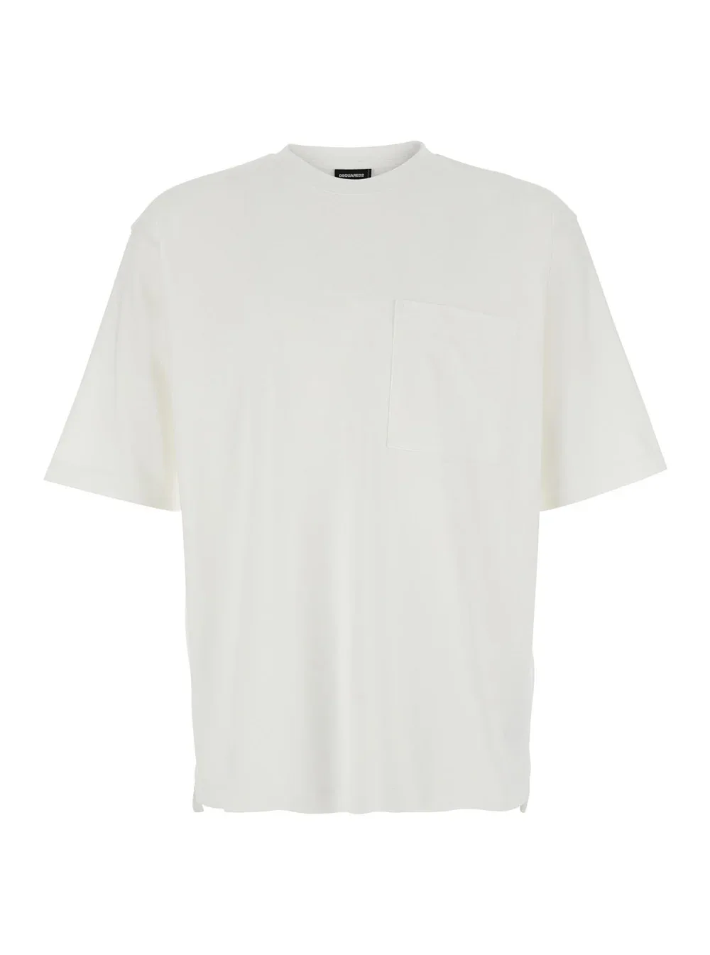 Logo-Lettering Cotton T-Shirt by Dsquared2