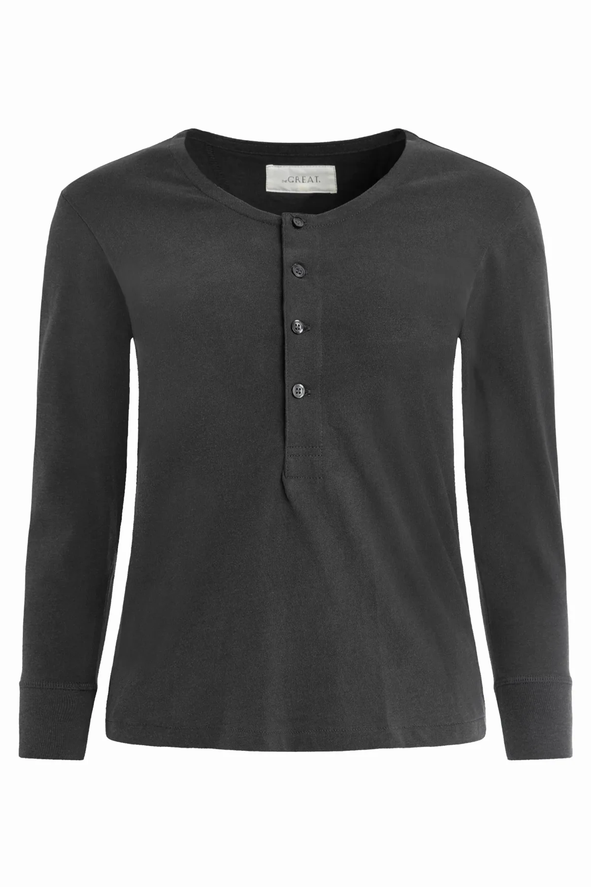 Cotton Henley T-Shirt by The Great