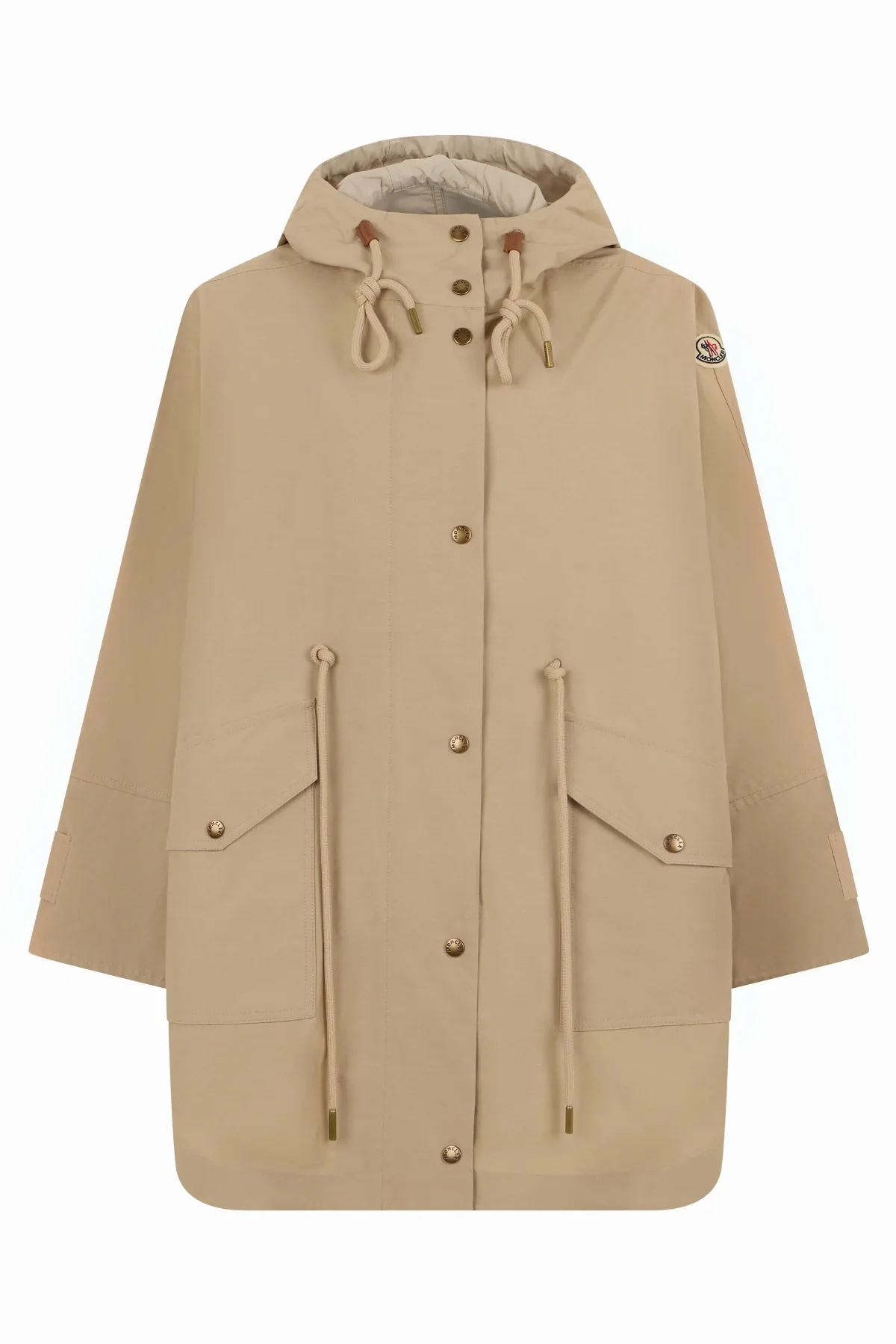 Hooded Cotton-Blend Coat by Moncler