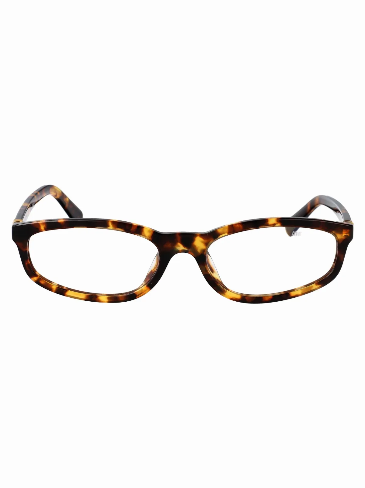 0MU Tortoiseshell Acetate Eyeglasses by Miu Miu