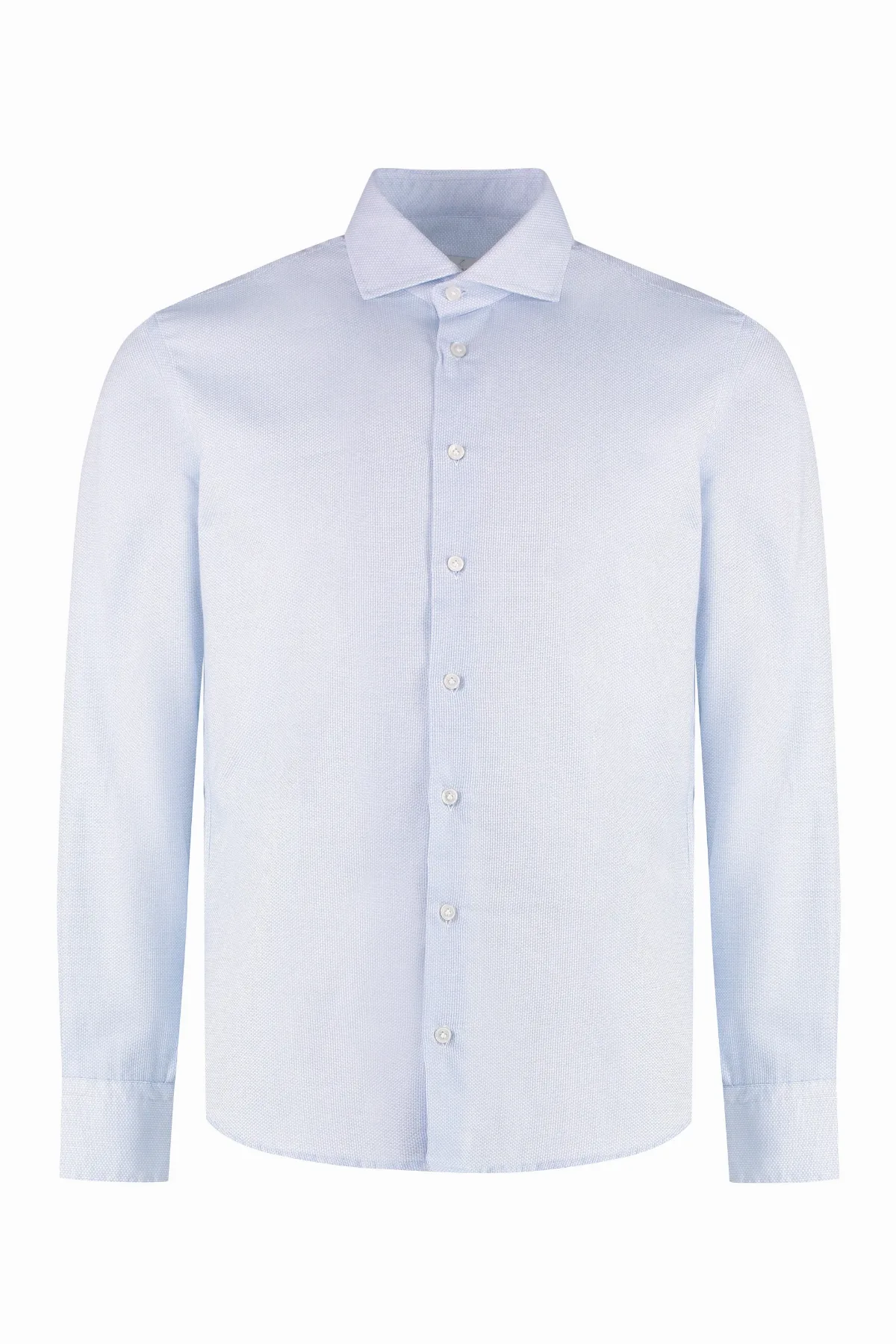 Textured Cotton Shirt by Bastoncino