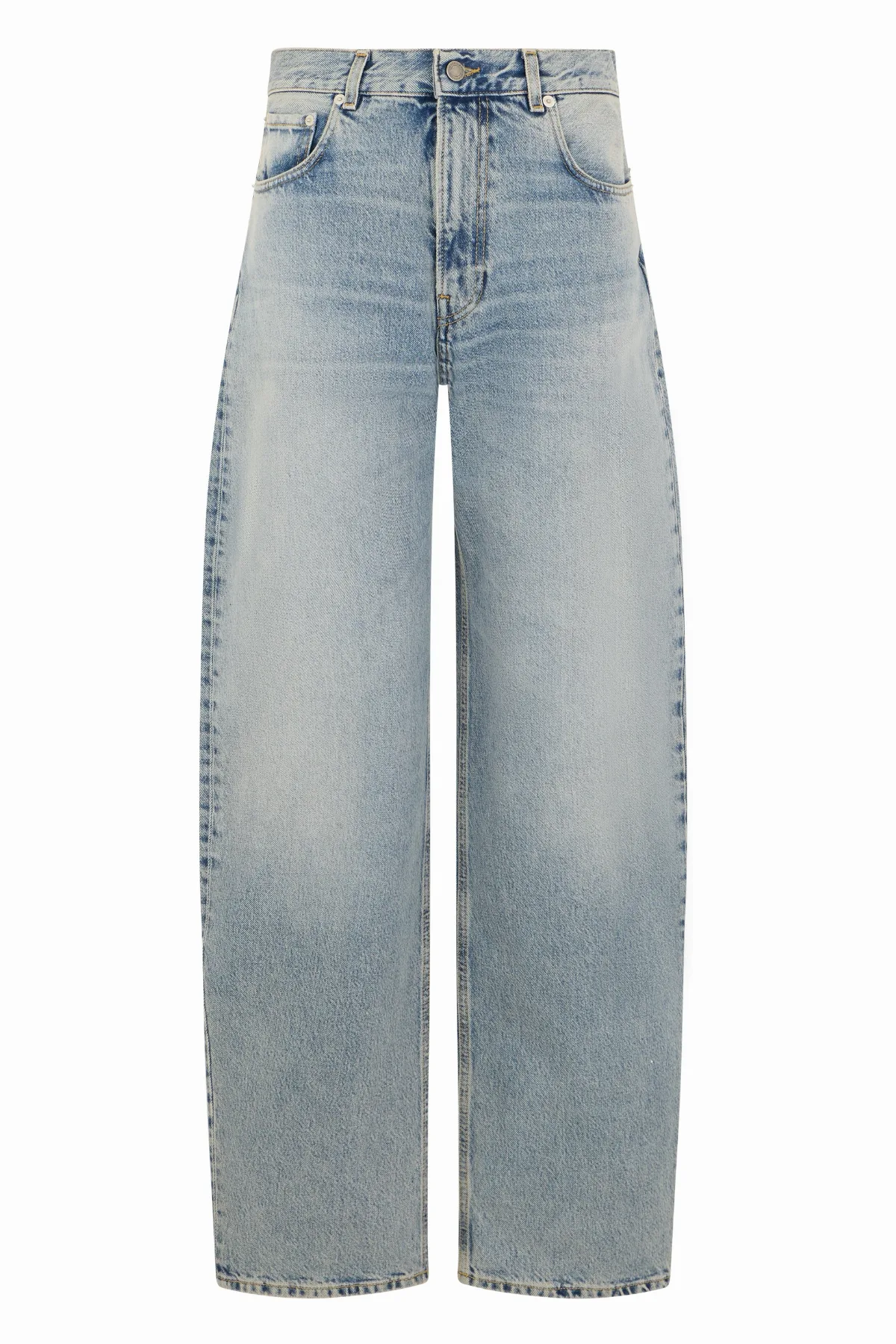 Vintage-Wash Wide-Leg Jeans by Haikure