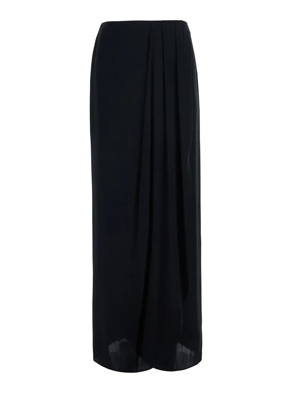 Silk-Acetate Midi Skirt by Maison Margiela