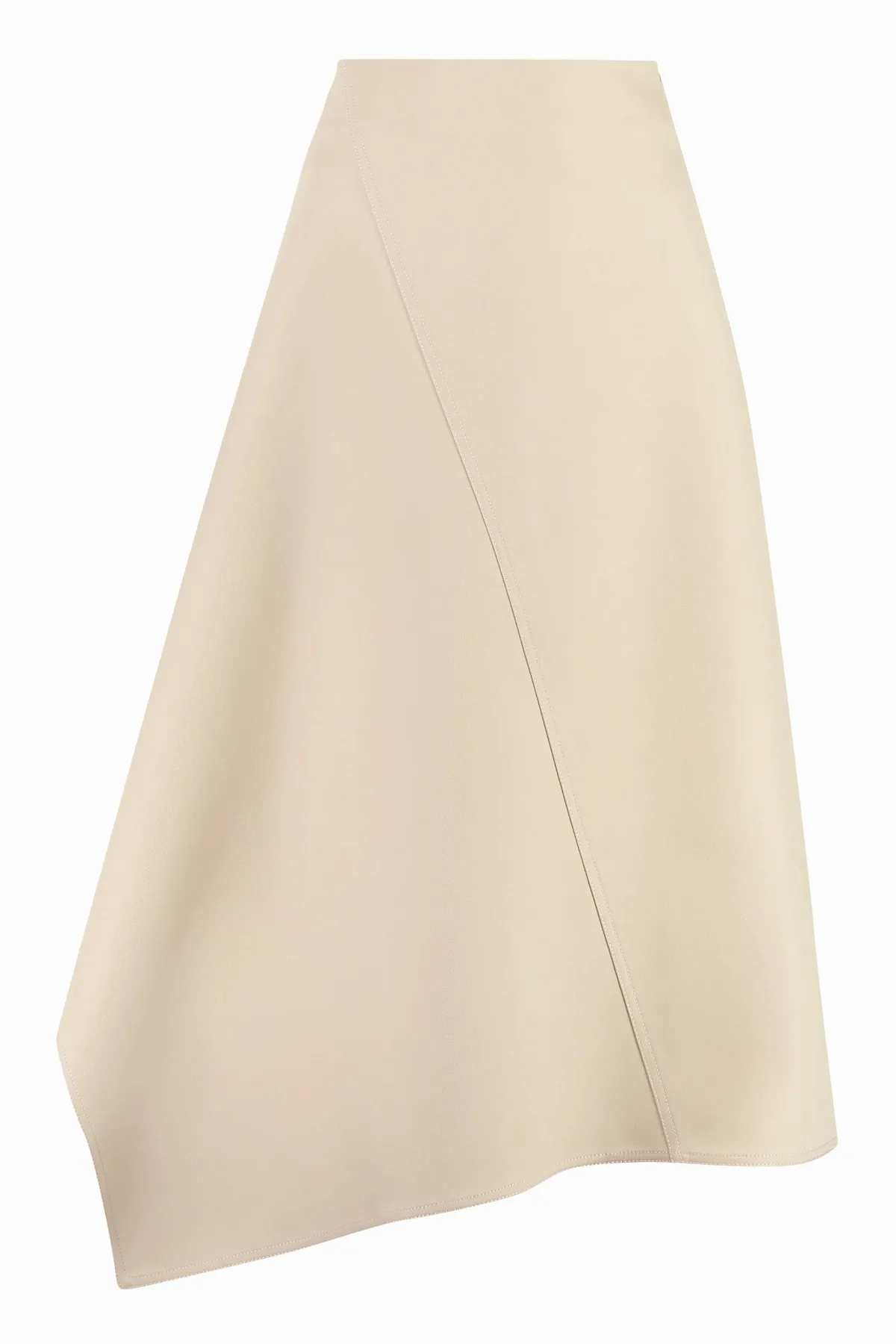 Asymmetric Cotton Skirt by Bottega Veneta