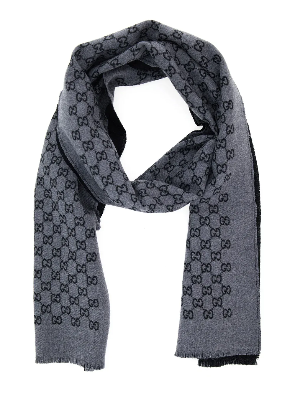 GG Jacquard Wool Scarf by Gucci