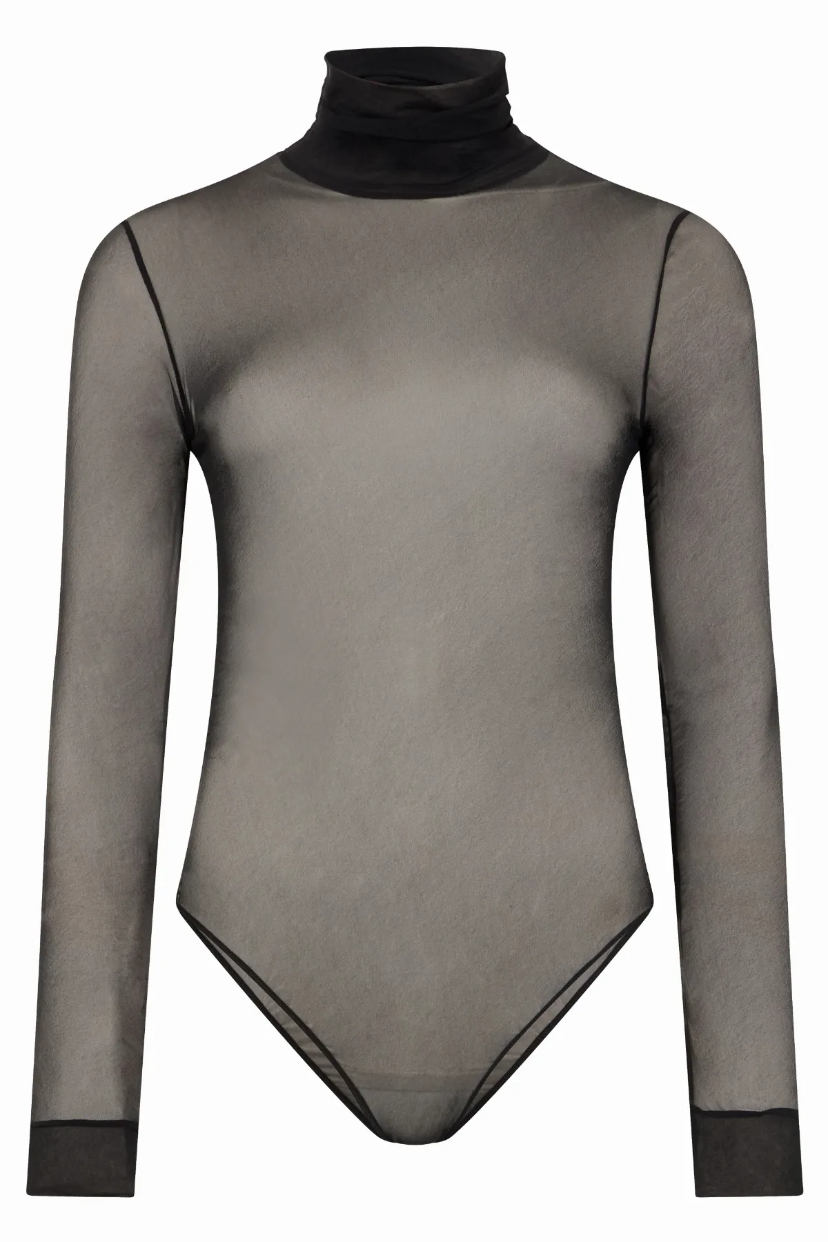 Sheer Long-Sleeve Bodysuit by Maison Margiela