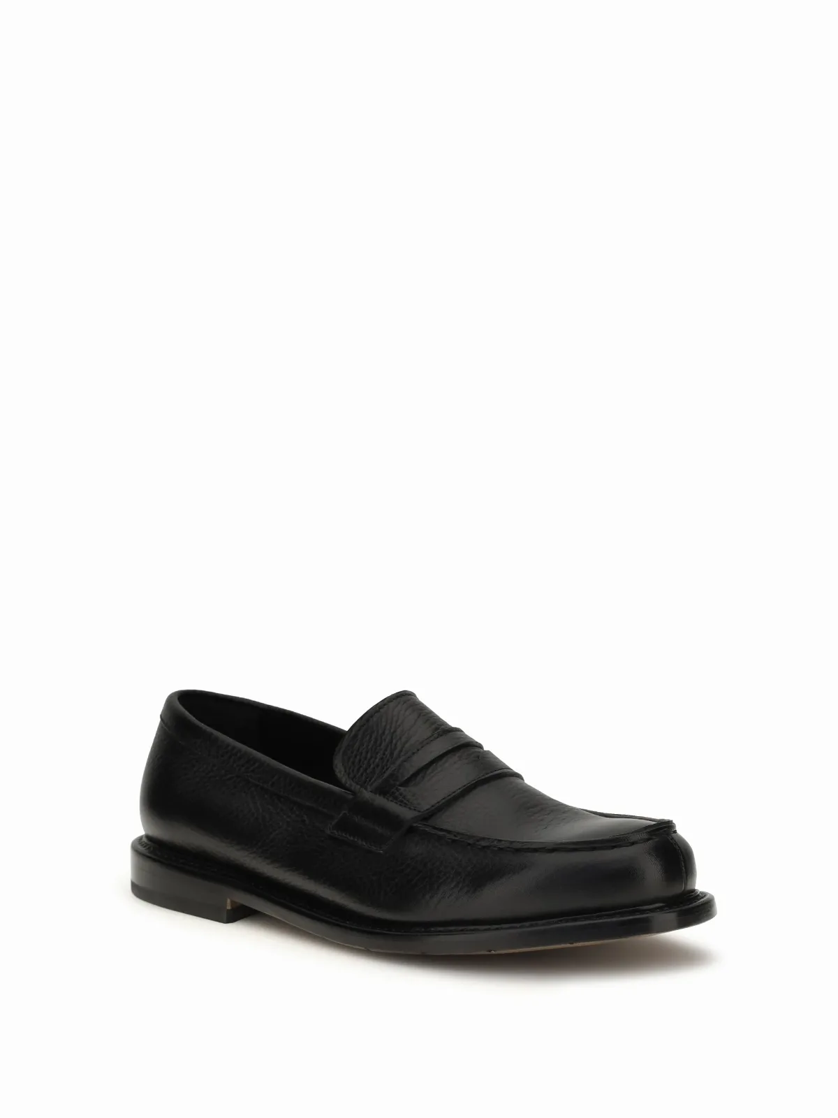 Parabout Apron Stitching Calfskin Loafer by Premiata