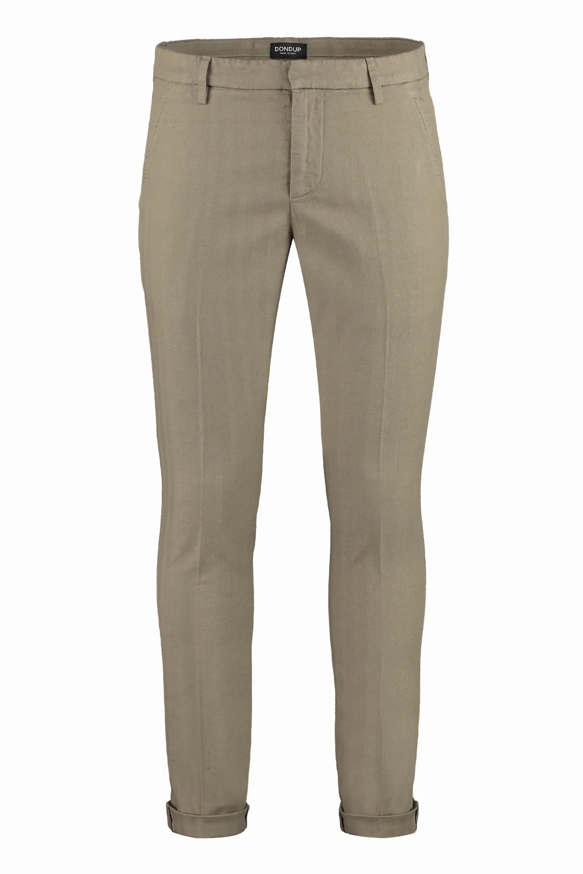 Cotton-Linen Blend Chinos by Dondup
