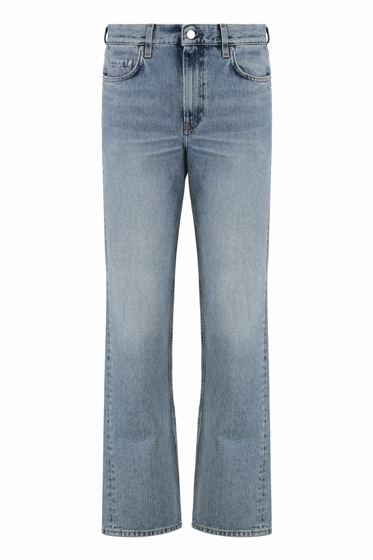 Straight-Leg 5-Pocket Cotton Jeans by Toteme