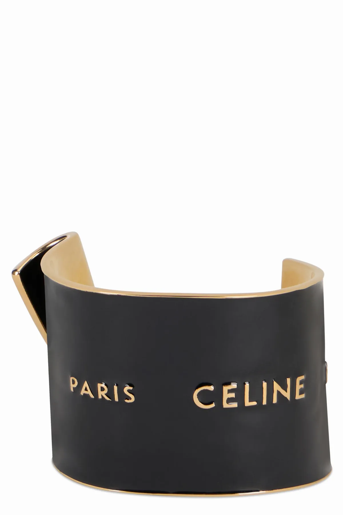 Enamel Rigid Cuff Bracelet by Celine