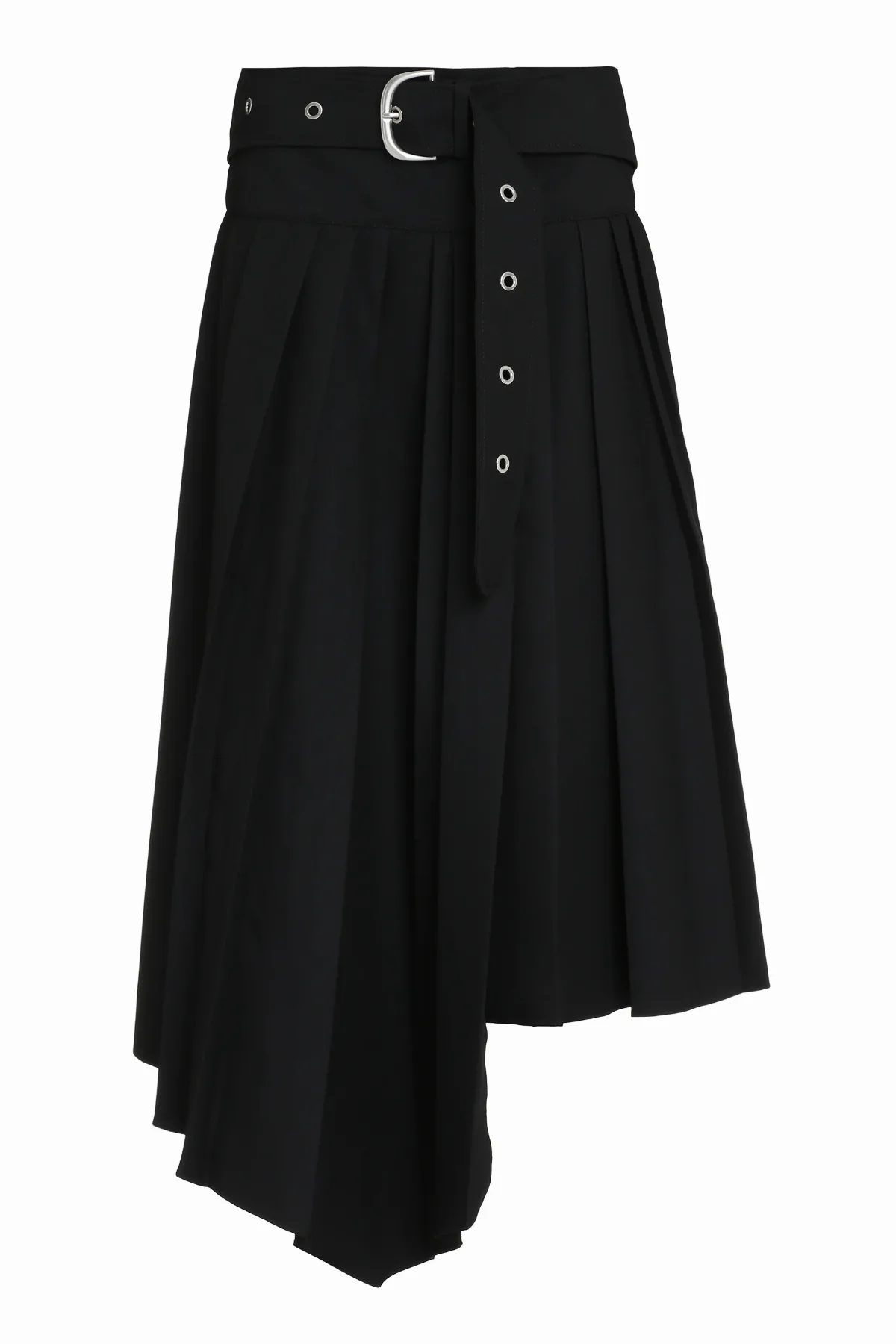 Pleated Asymmetrical Wrap Skirt by Off-White