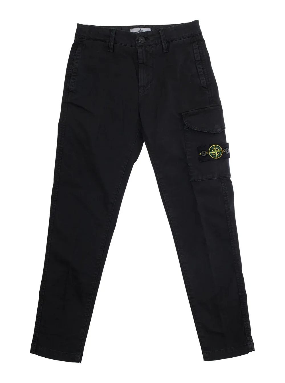 Logo-Patch Cotton Cargo Pants by Stone Island
