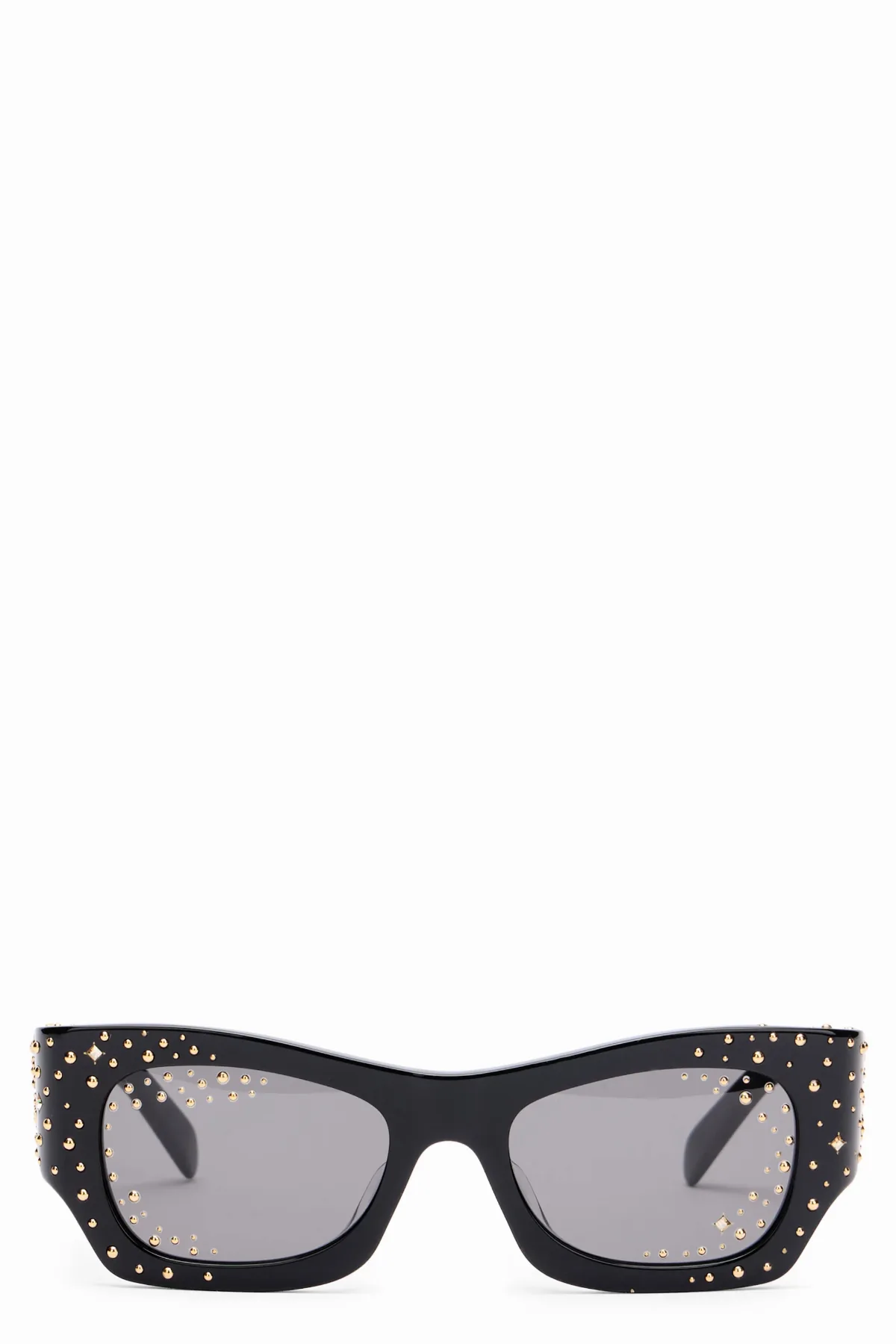 4S333CPSM Gold-Studded Acetate Sunglasses by Celine