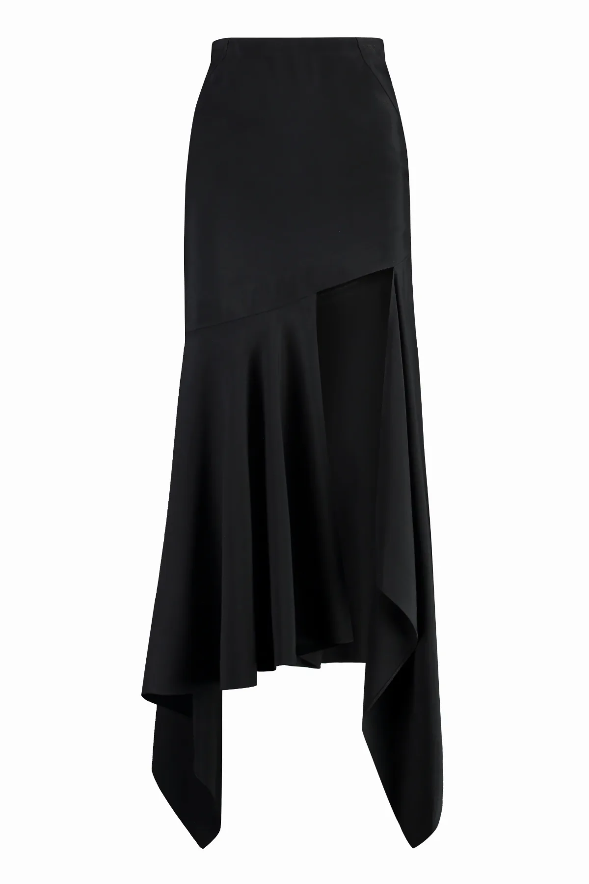 Asymmetric Cut-Out Midi Skirt by Mugler