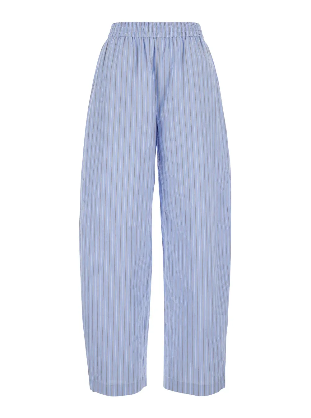 Striped Cotton Poplin Trousers by Rotate Birger Christensen