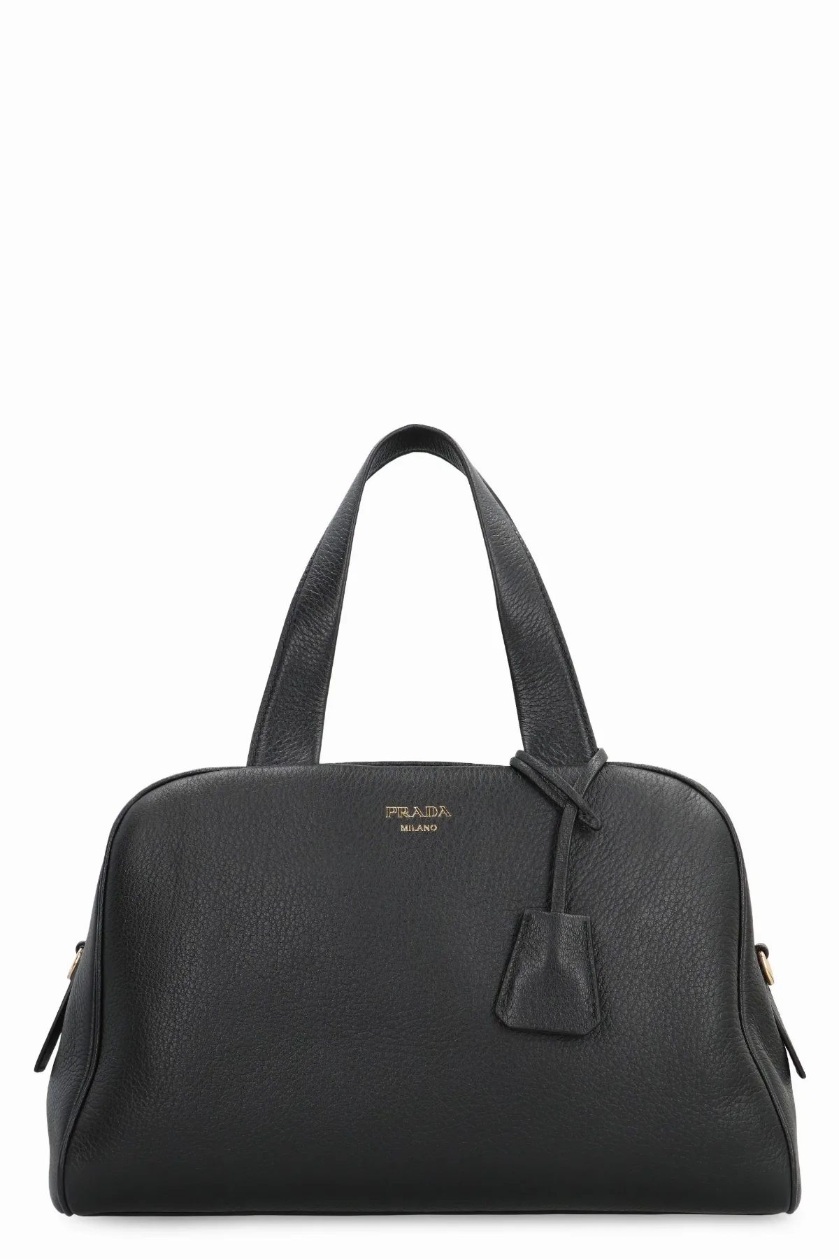 Grainy Leather Shoulder Bag by Prada