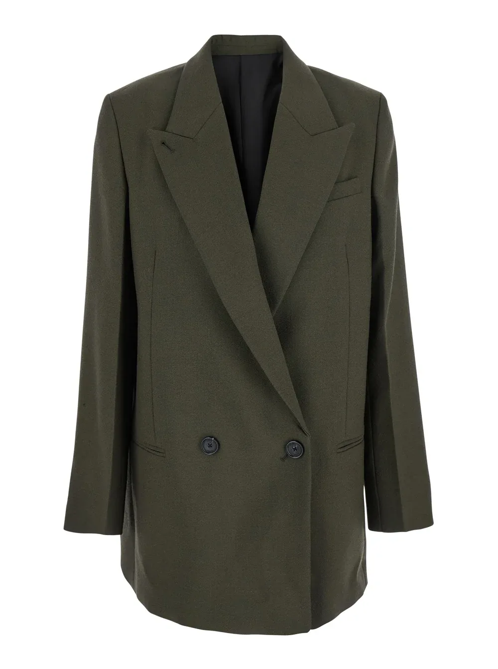 Double-Breasted Wool Blend Blazer by Toteme