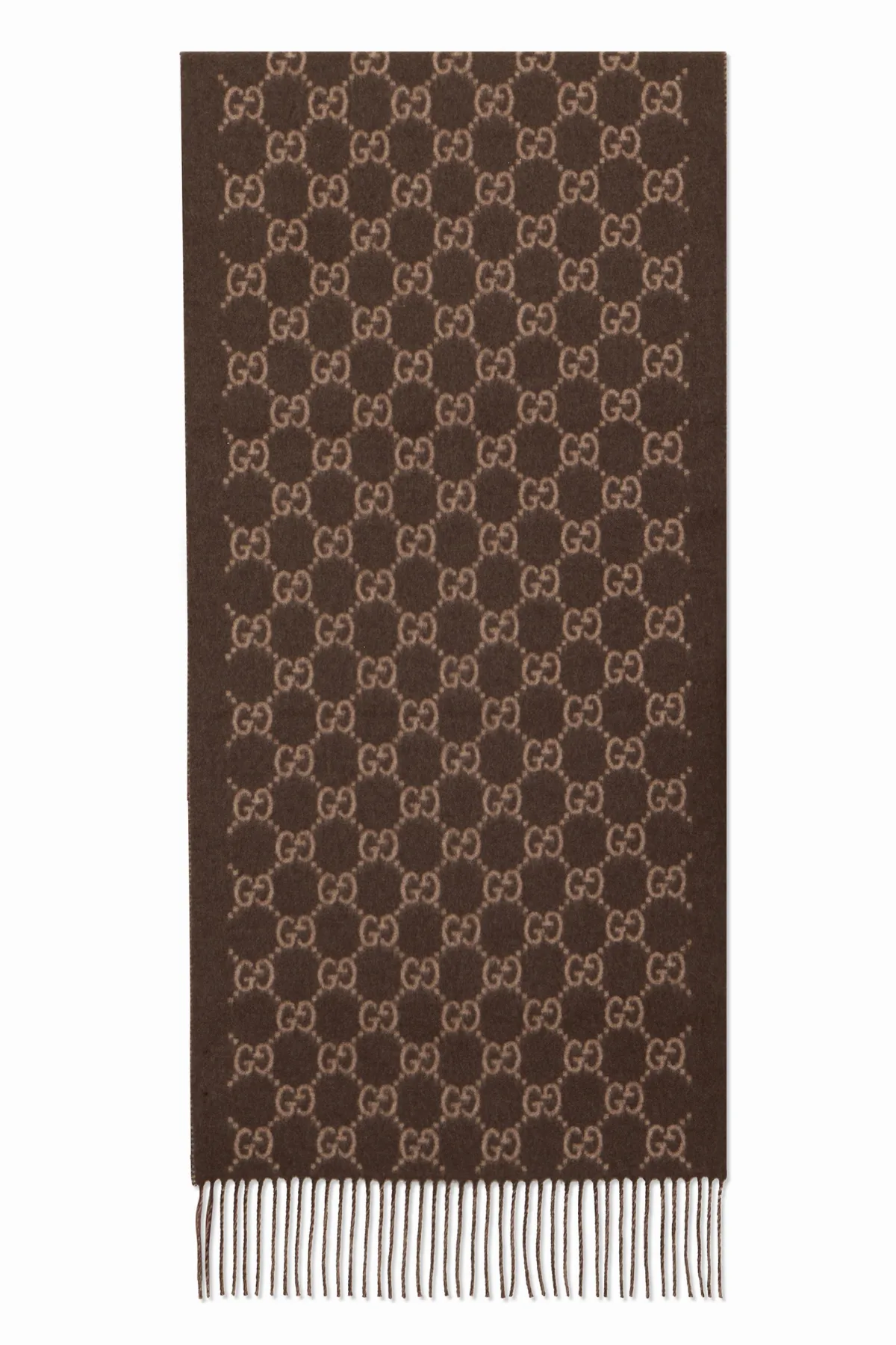 GG Monogram Cashmere Scarf by Gucci
