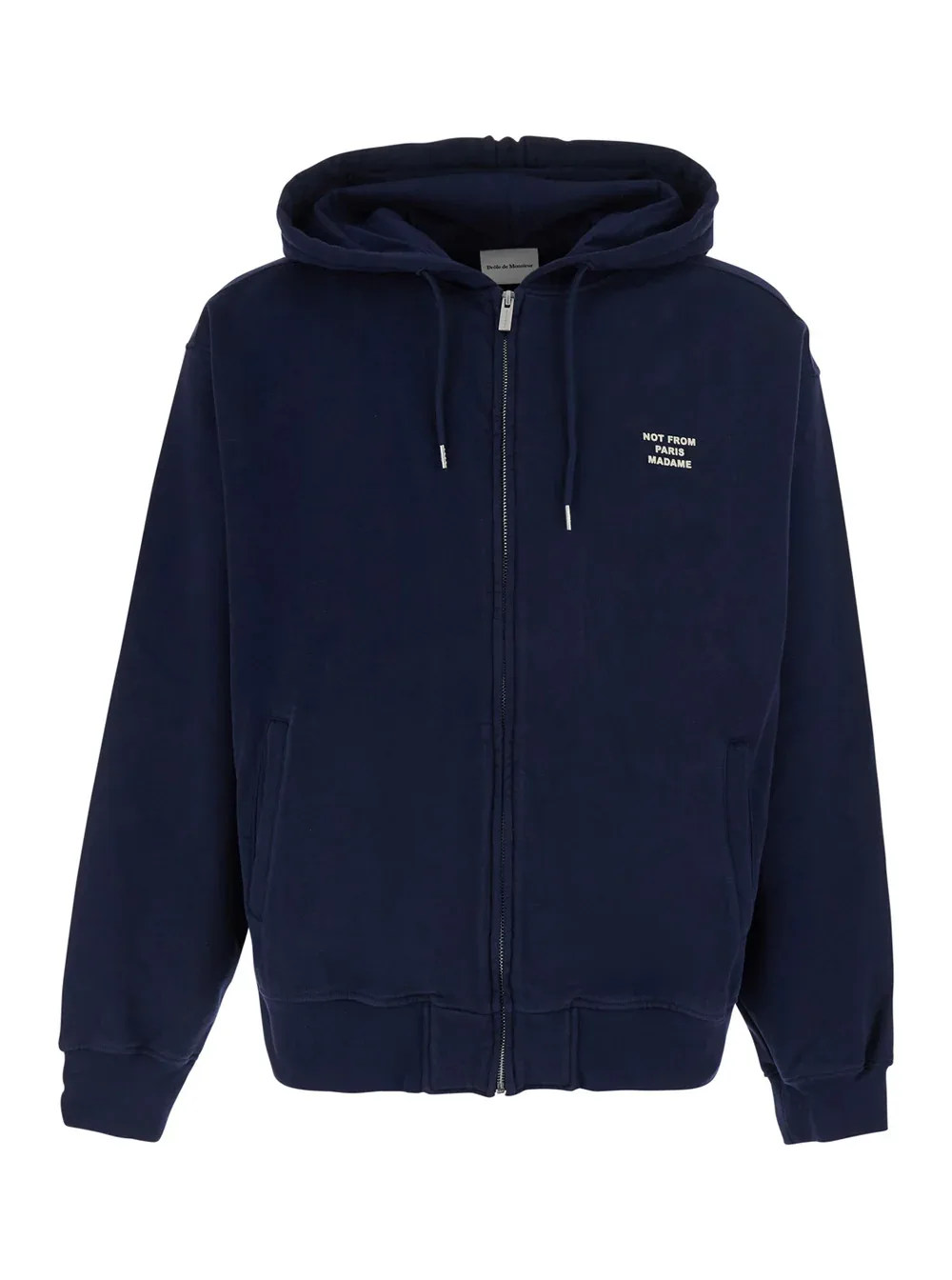 Logo-Embroidered Fleece Zip Hoodie Sweatshirt by DrôLe De Monsieur