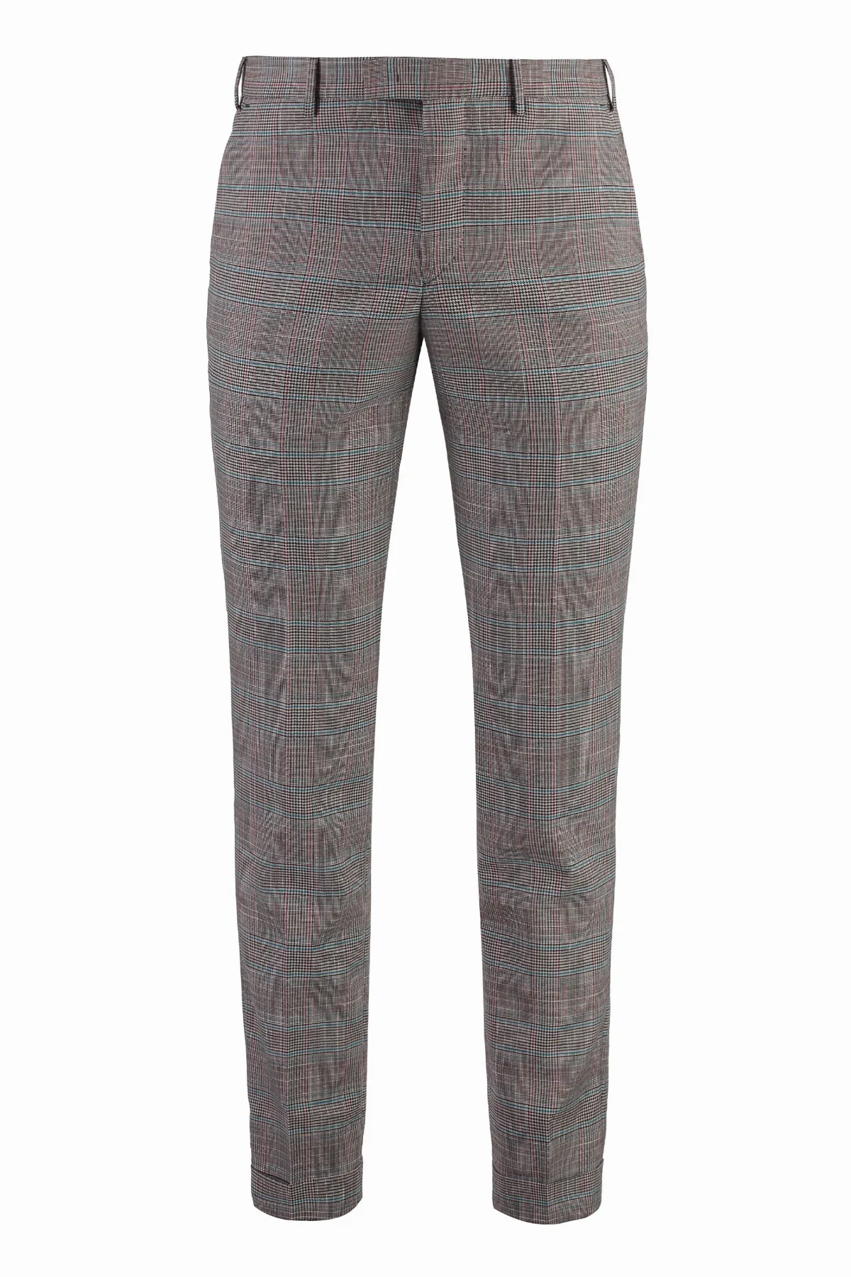 Prince of Wales Wool Trousers by Pt Torino