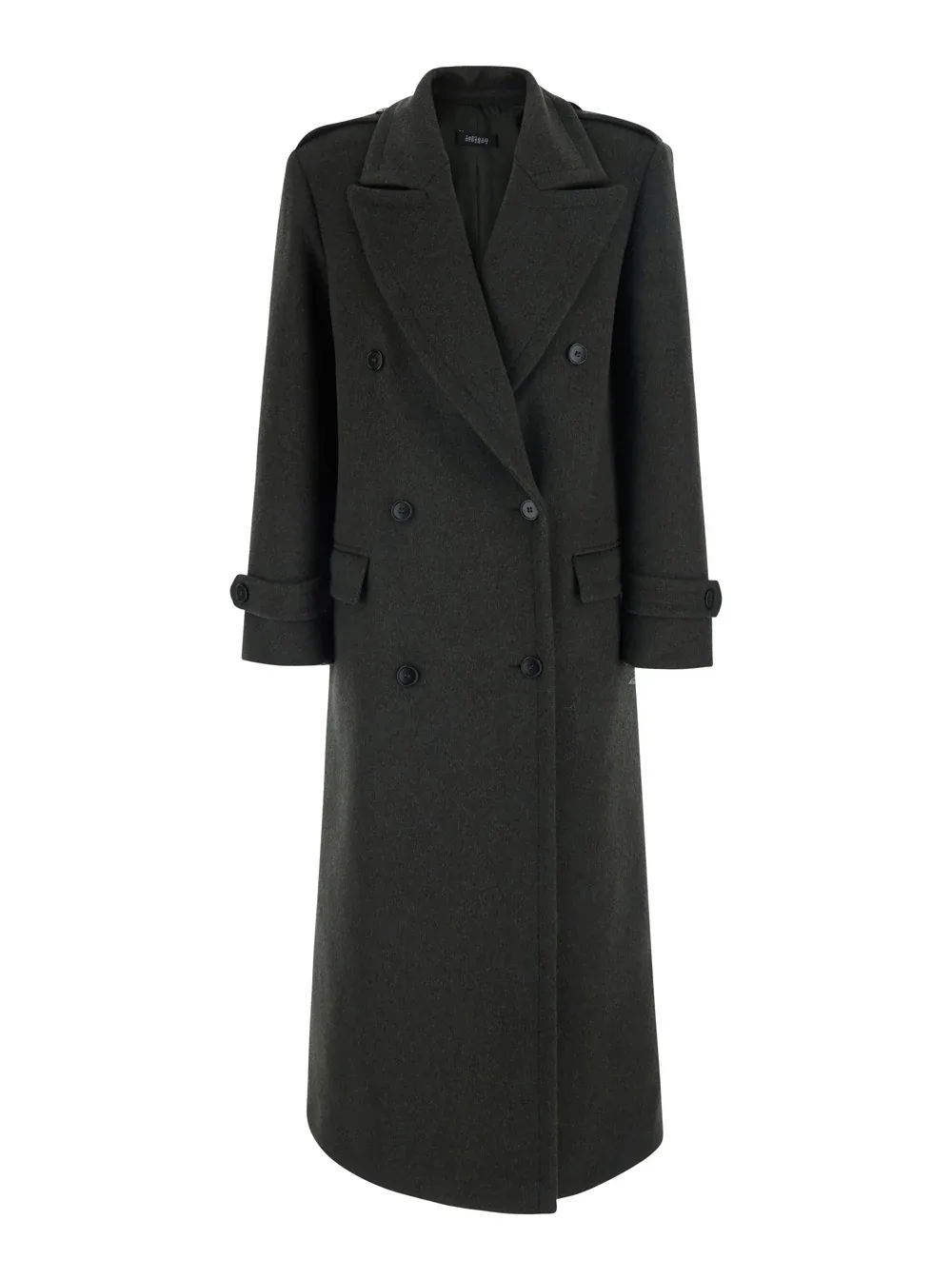 Double-Breasted Wool Coat