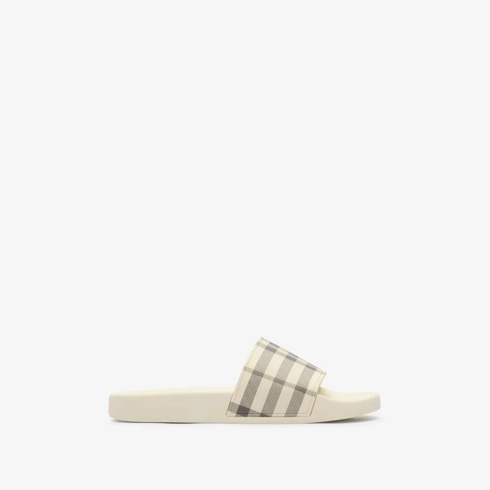Check-Pattern Slide by Burberry